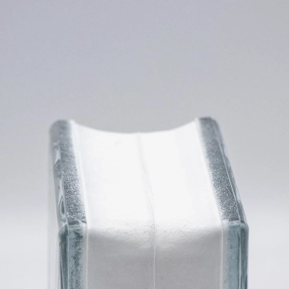 Ladrillo de vidrio básico nube transparente brillante 14,5x14,5x8 cm - 5 piezas