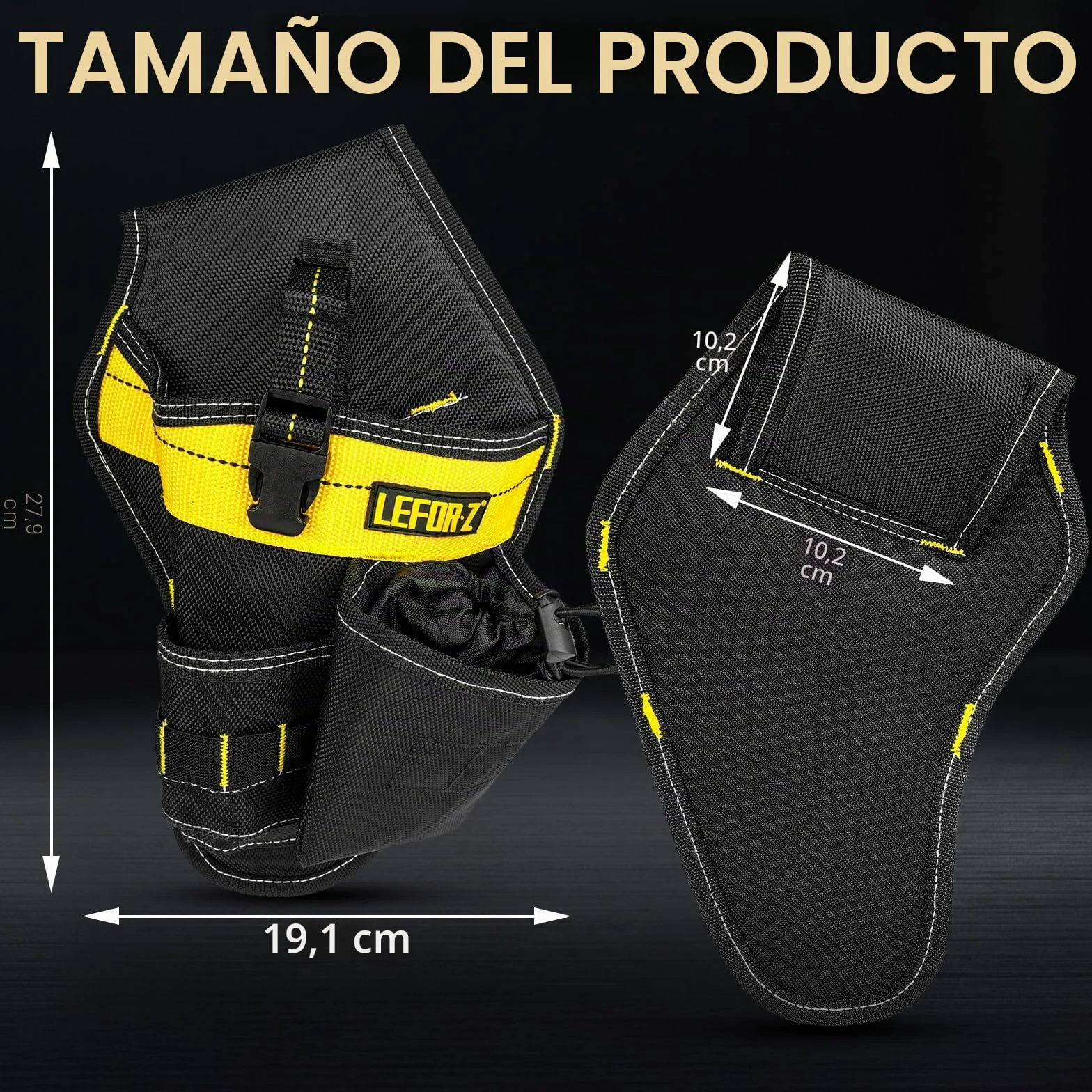 Drill Holster,Heavy-Duty Impact Holster for Tool Belt,Drill Holder,Drill Pouch Fits Most Drills