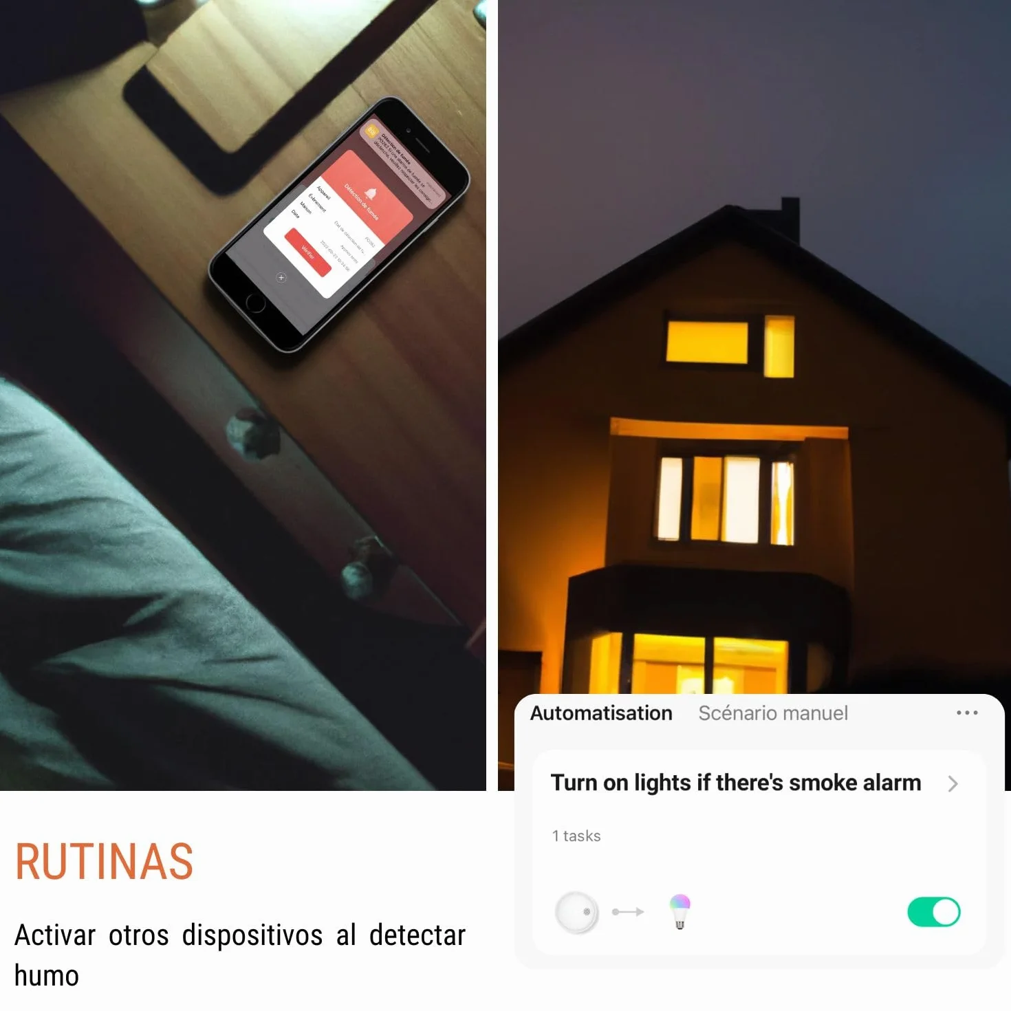 Konyks Firesafe 2 Detector de Humo Wi-Fi, Notificaciones Smartphone, Autonomía 5 años