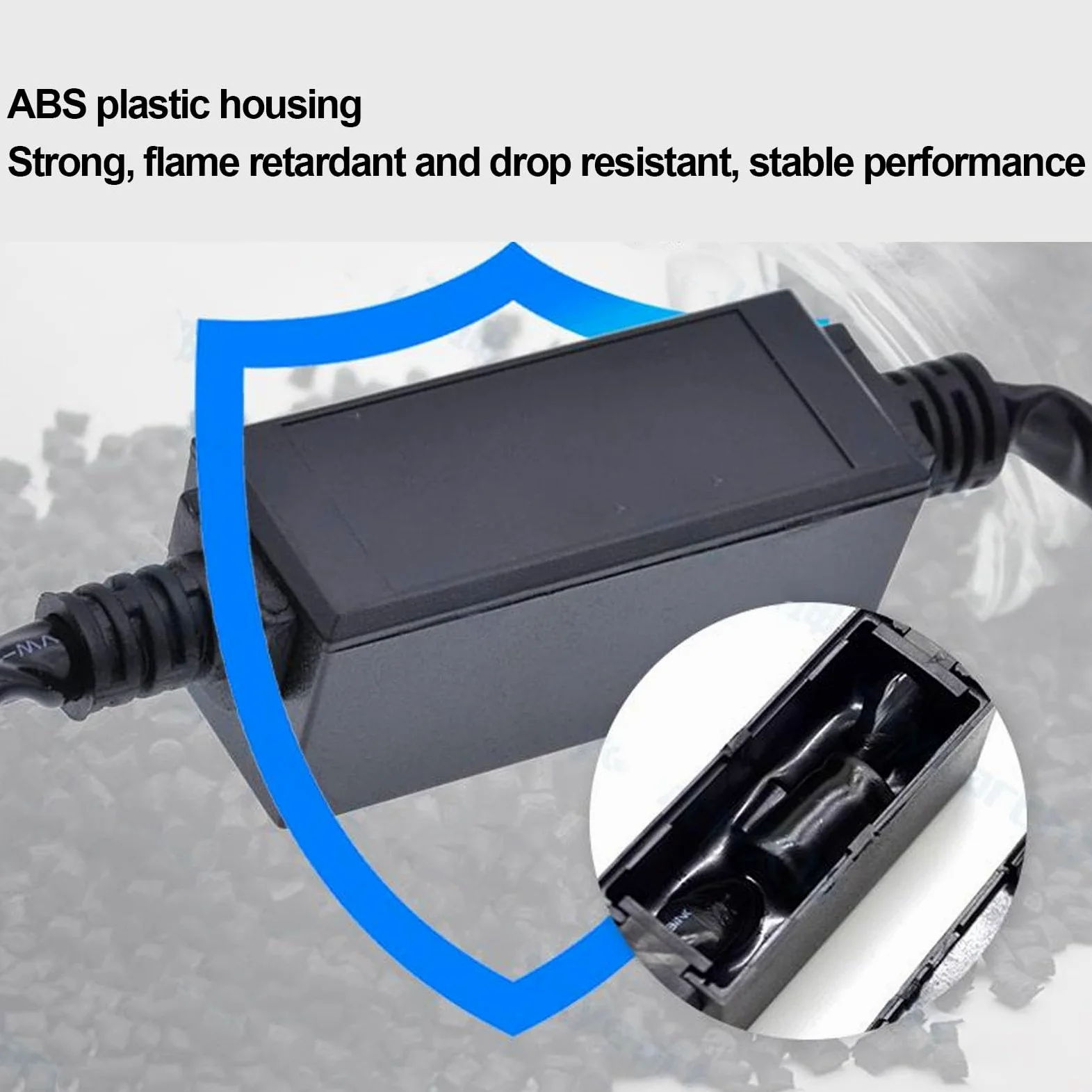 Decodificador de Faros LED, Solución de Errores Canbus Antiparpadeo Eficiente para Modelos Faros H7, Plug and Play para una Fácil Instalación