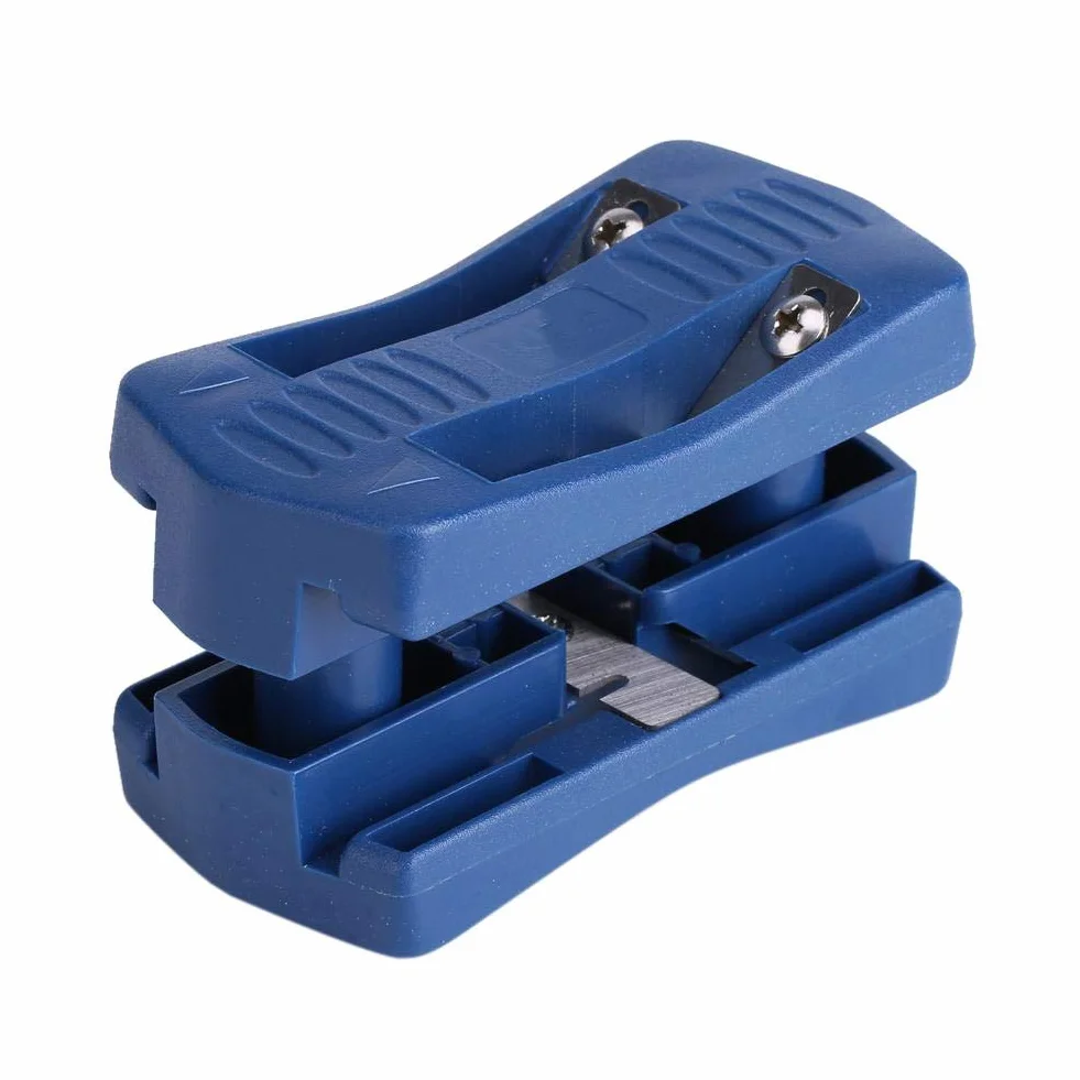 Máquina de bandas de borde de PVC, dispositivo de recorte manual, herramienta de carpintería de 2 bordes