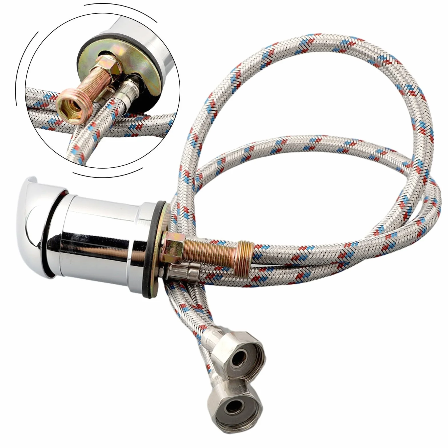 Grifo de peluquería con características de agua caliente/fría, adecuado para diversas necesidades de lavado (B)