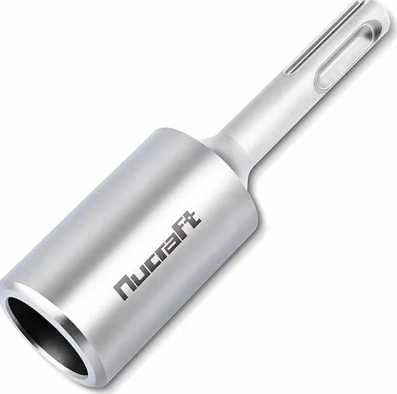 Nucraft SDS PLUS Indriver de clavo de tierra profesional para insertar tierra profunda, 100 x 28 mm, diámetro interior 20,5 mm