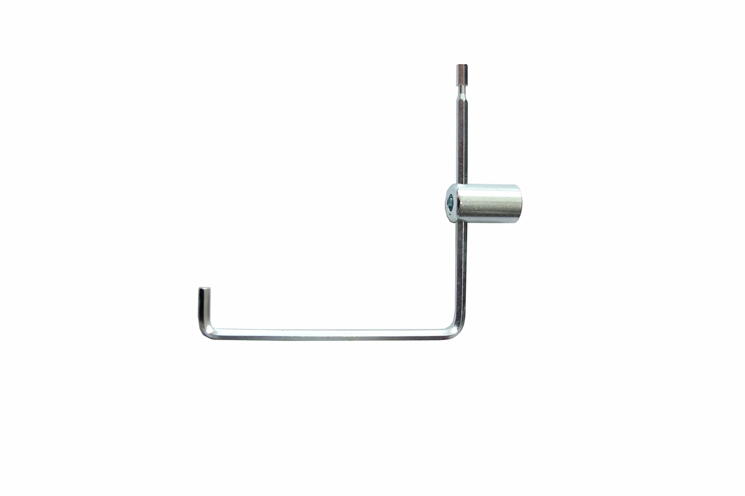 Roto TS6514 Herramienta de ajuste original hexagonal 4 mm tuerca para pasadores de bloqueo en V, plata