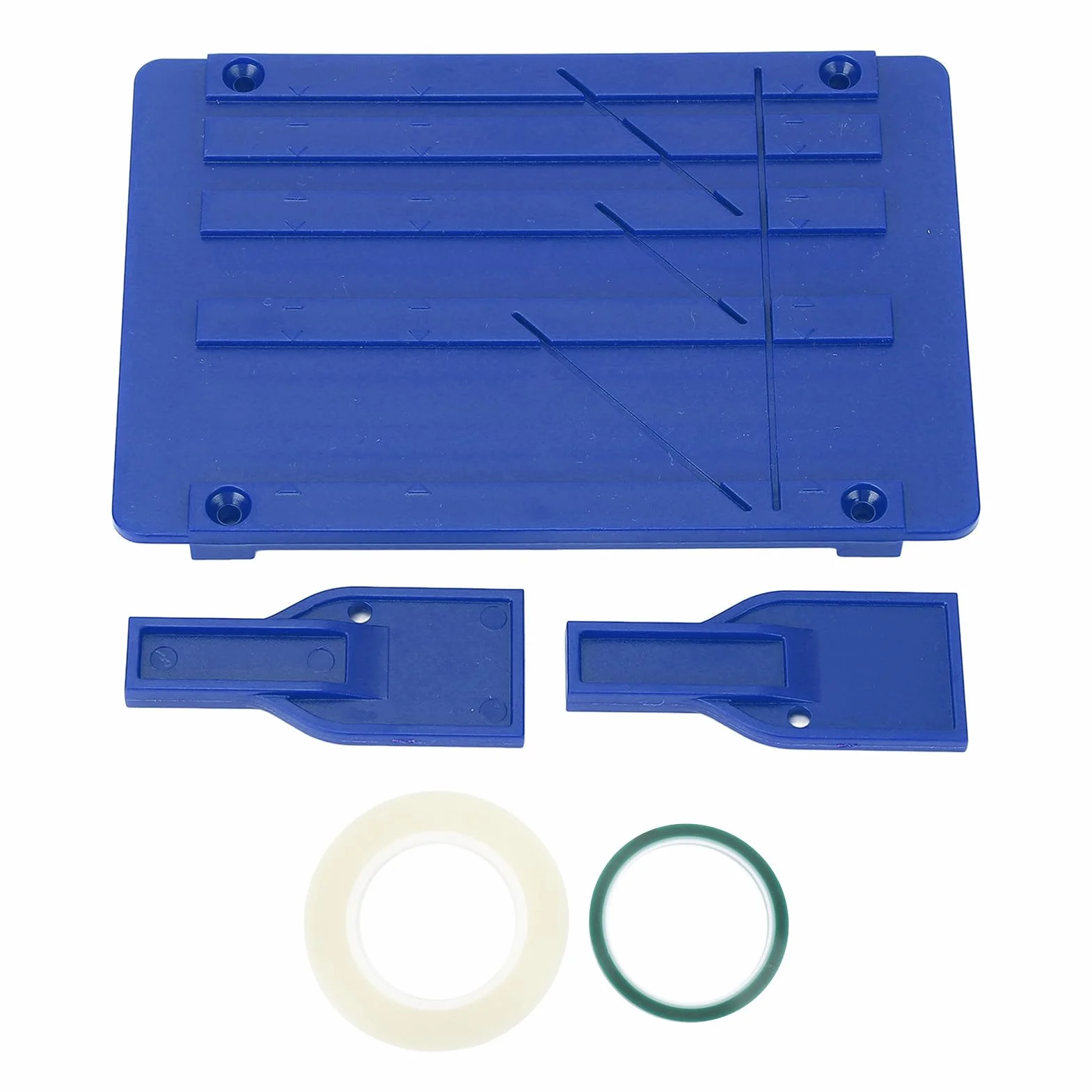 Kit de Empalme de Cinta, para Grabadora de Cinta Universal de Carrete a Carrete Placa de Empalme de Cinta Cinta Compatible Cintas de Carrete a Carrete de 1 Pulgada, 1/2 Pulgada,