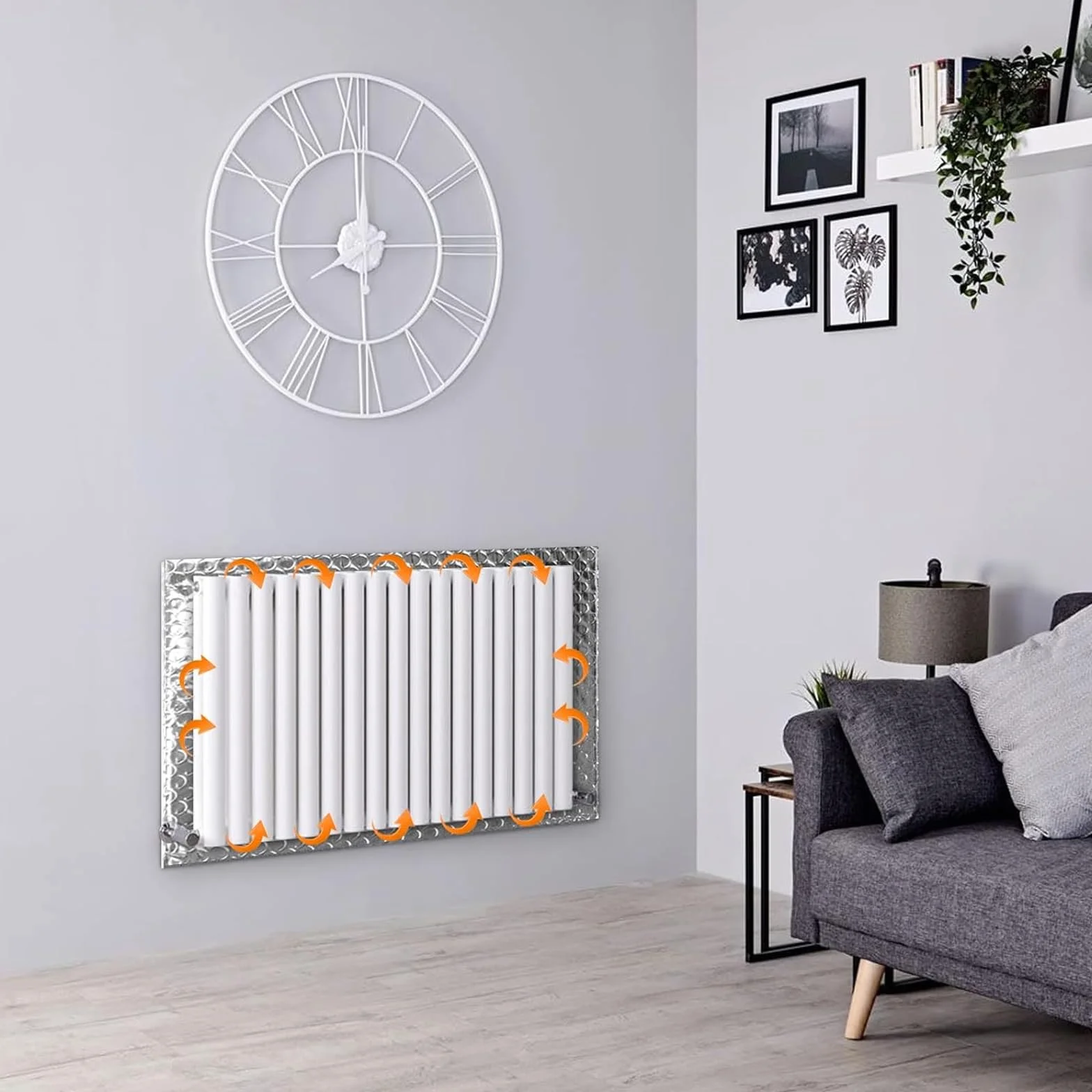 Aislante Radiadores,Lámina Aislante5 m x 0,6 m x 3 mm,Aislante Reflexivo Termico,Lámina Aislante Doble Cara para Frío y Calor,Aticos,Garaje,Ventana,Protección Contra el Frío