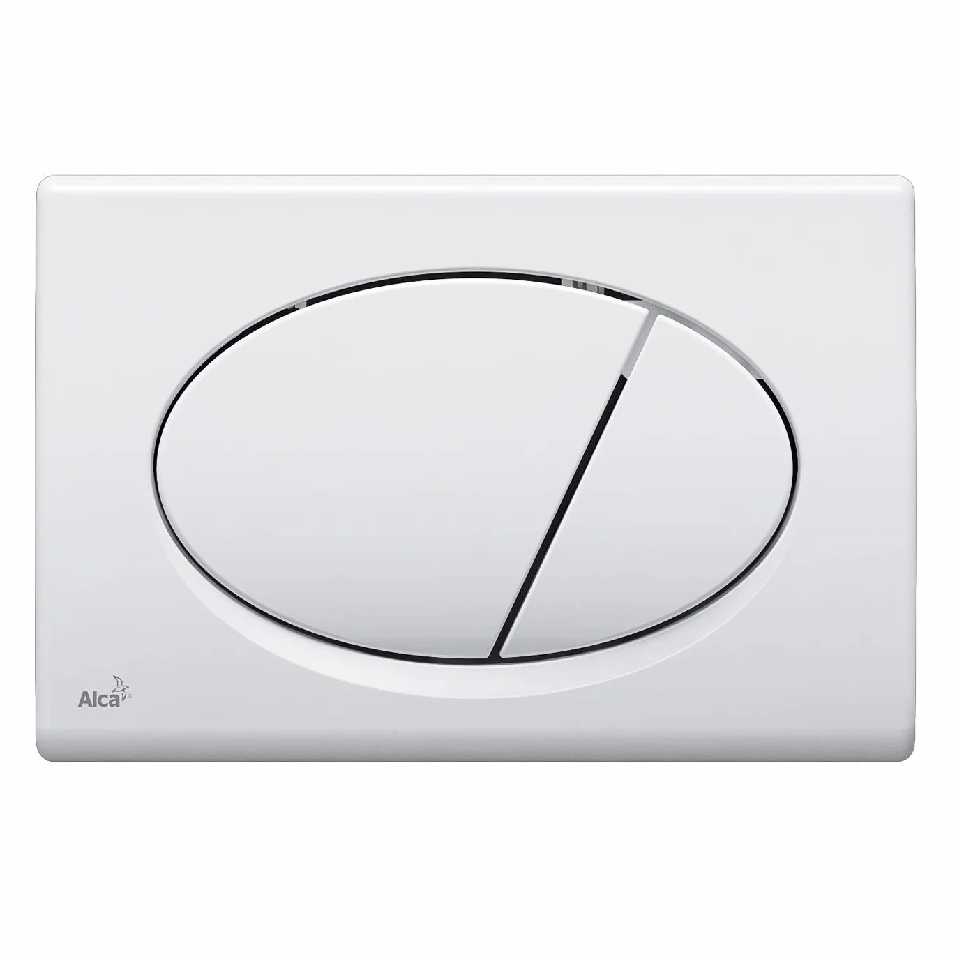 Placa de accionamiento para inodoro, color blanco 070 ALCA