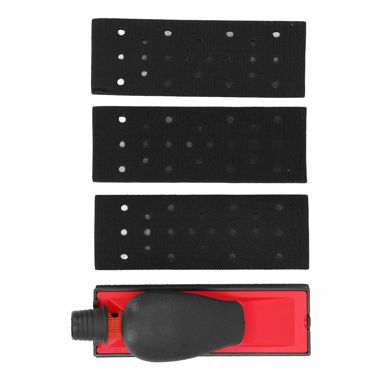 Kit de Bloque de Lijado Manual de 56 Mm X 192 Mm, Bloque de Lijado sin Polvo, con Papel de Lija de 22 Agujeros, para Automoción, Muebles de Madera y Carpintería