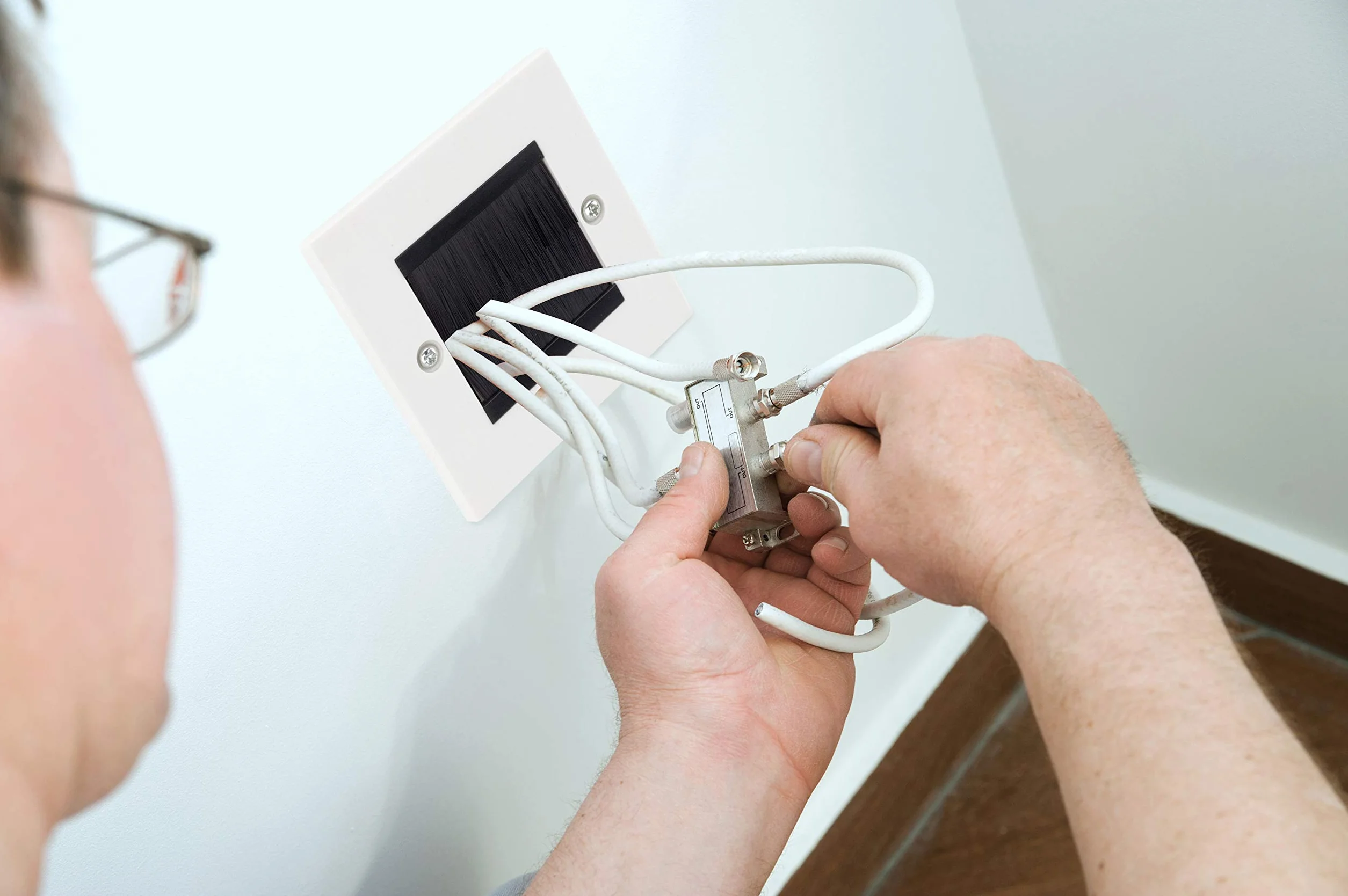 Novaato Tapas de Cajas Empotradas para Entrada de Cables