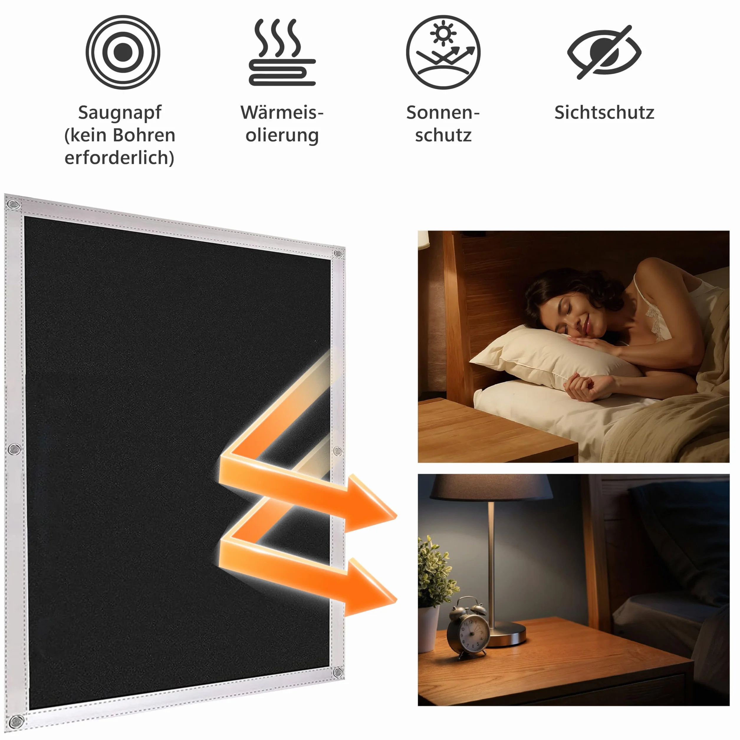 Protección Solar térmica para Ventanas de Techo | Protección térmica para Interiores | Sin taladrar y sin Pegamento | Compatible con Velux + Roto | Tamaño seleccionado: MK08-60 x 120 cm