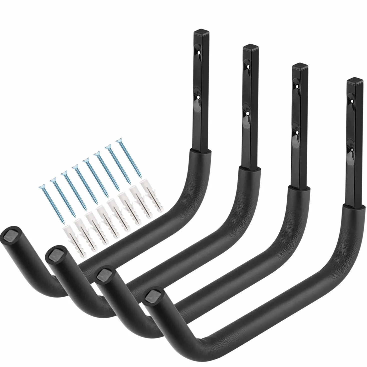 Ganchos de almacenamiento de kayak 38.8 cm colgador montado en la pared para garaje tabla de surf snowboard