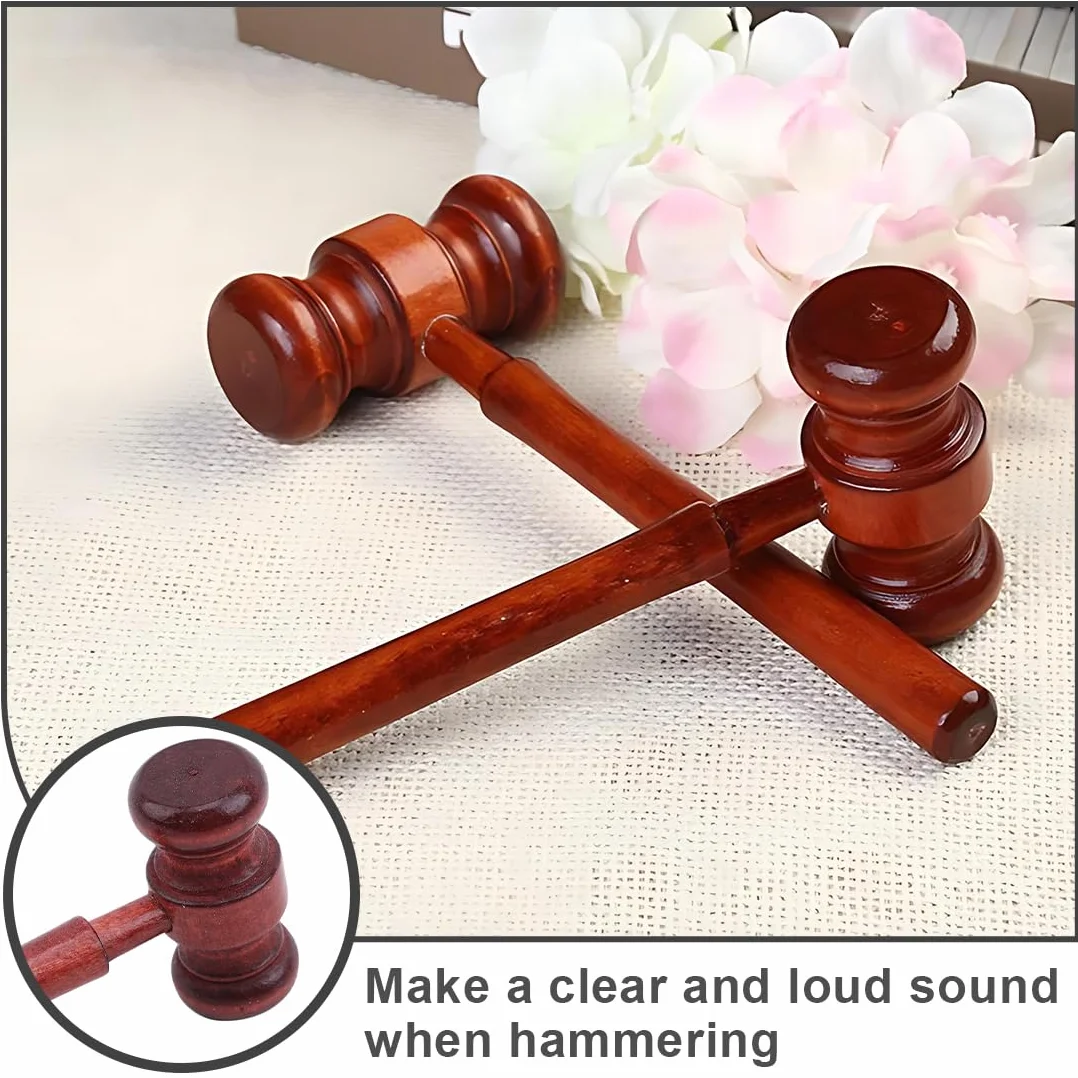 Juego de jueces de Madera, Martillo de Juez, Martillo de Juez, mazo y Bloque de Juez, mazo de Juez, mazo de Juez