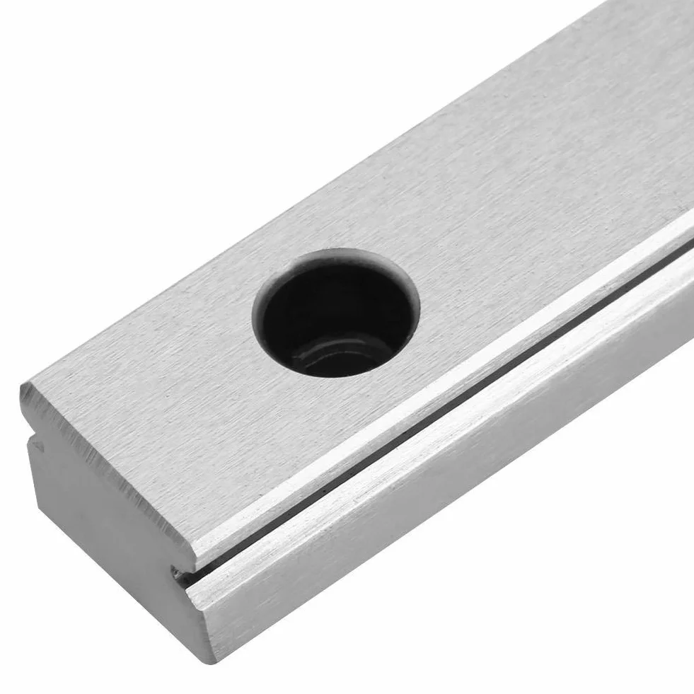 3D Máquina CNC Guía de Carril Lineal Diapositivas de Deslizamiento Lineal Riel con Carro de Bloqueo para Impresora (400mm)