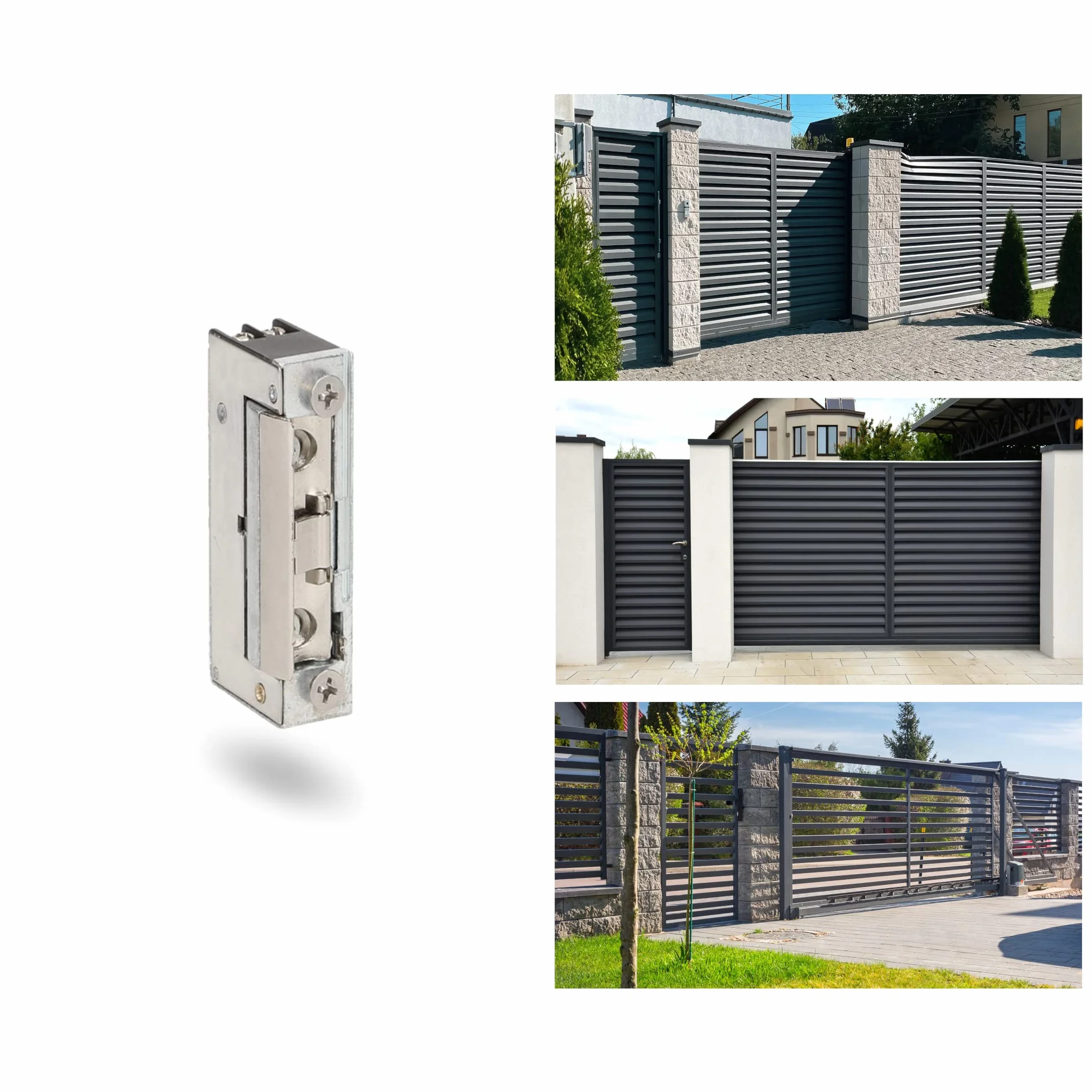 ORNO EZ-4027 Cerradero eléctrico simétrico de baja corriente 280mA para 12VDC con memoria y con bloqueo