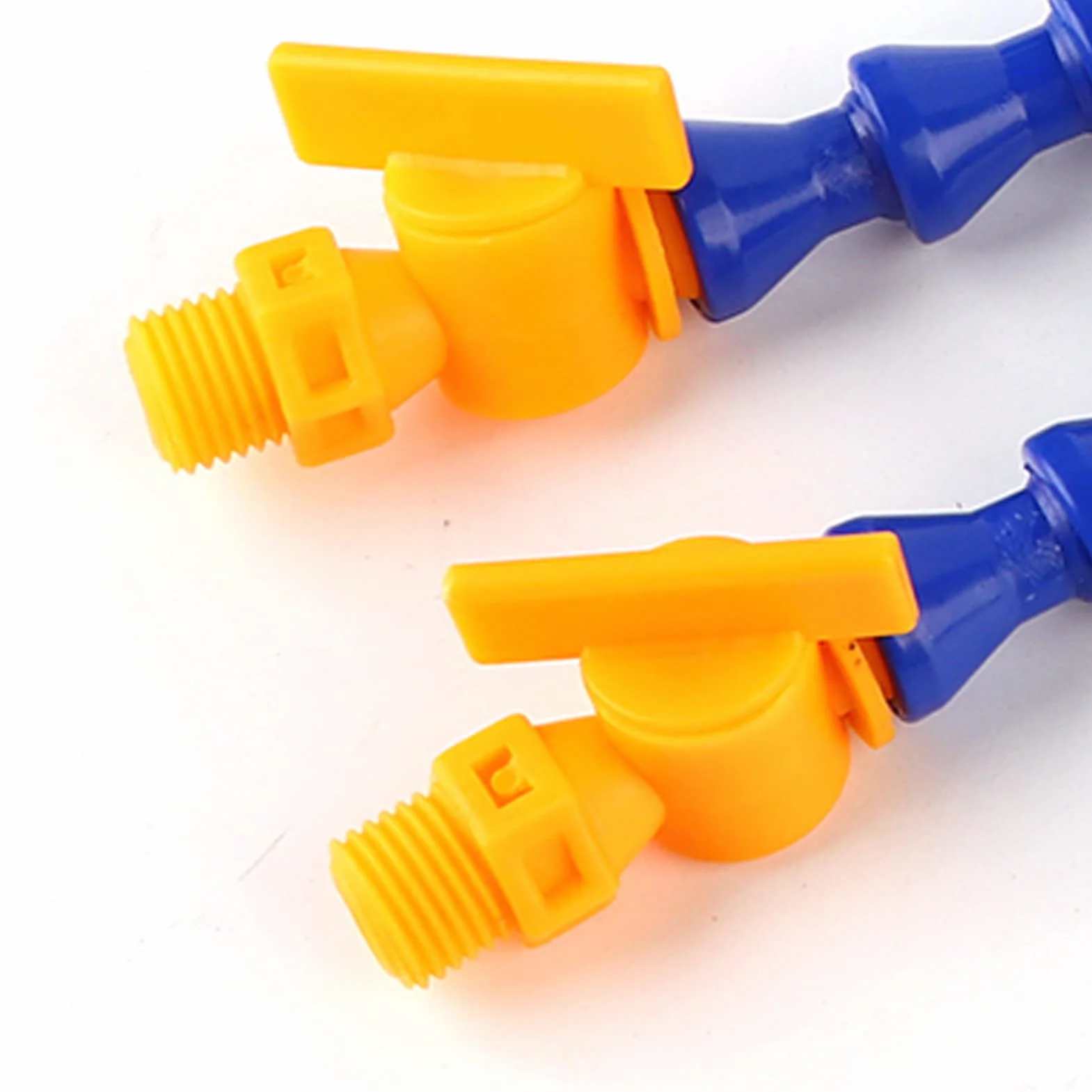 SEAFRONT 12-Piece Coolant Hose Tube with Flat Round Nozzle Flexible Plastic for CNC Lathe Milling Machine