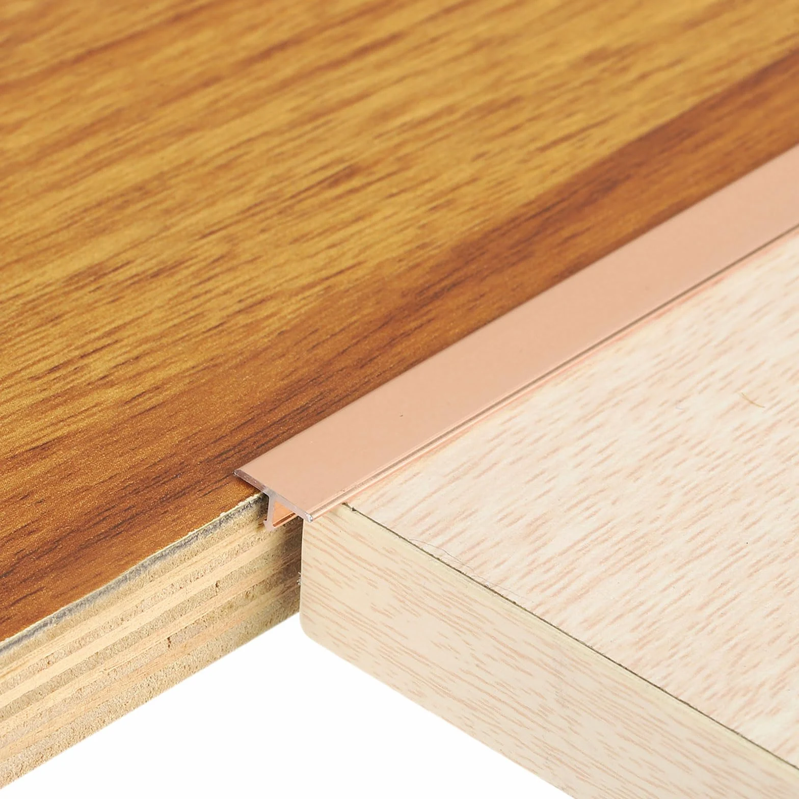 QUARKZMAN 3 Piezas 2.9 Pies x 0.39" T Moldura Tiras De Transición Para Pisos Aleación De Aluminio Cierre Para Brechas De Vinilo Entre Tablones De Laminado Baldosas Brechas En Pisos Dorado