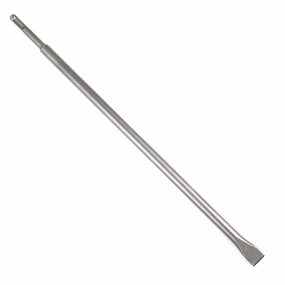 Monkey King Bar Cincel plano SDS Plus de 20 x 600 mm, acero al carbono, para taladro de martillo giratorio, martillo de demolición, utilizado para conectar, ladrillos, mampostería, granito, compatible