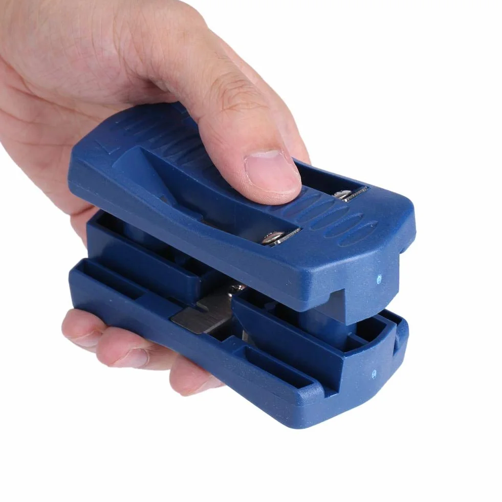 Máquina de bandas de borde de PVC, dispositivo de recorte manual, herramienta de carpintería de 2 bordes