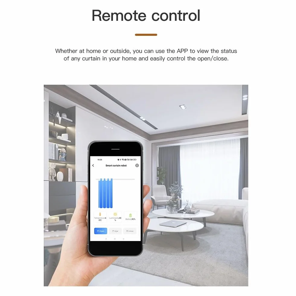 Tuya Smart WiFi Abridor de Cortina Automático Control Remoto para Alexa Home