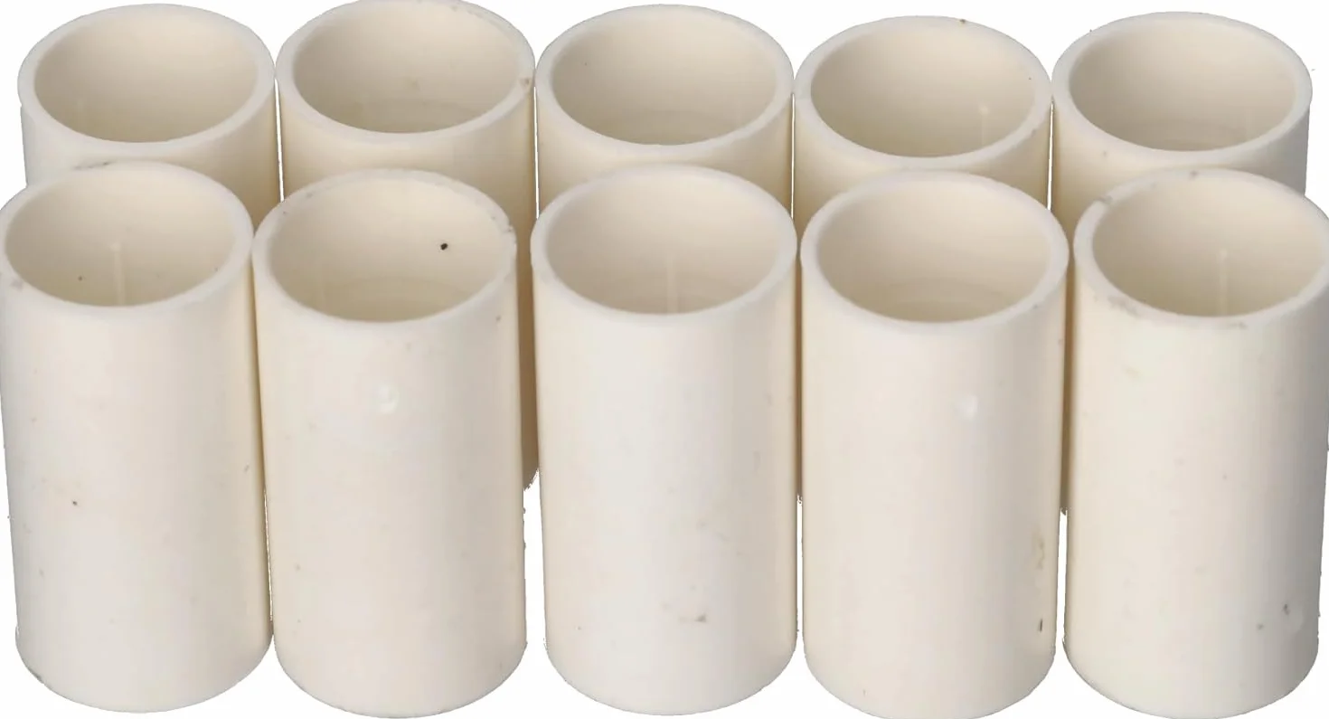 Jandei - Pack 10 uds. Tubo para Cables PVC Rígido Blanco Longitud 1 Metro. Diámetro 16 mm. Funda de Cable con Grapas de Sujección, Codo 90 Grados,Manguitos y Curvas de Empalme.