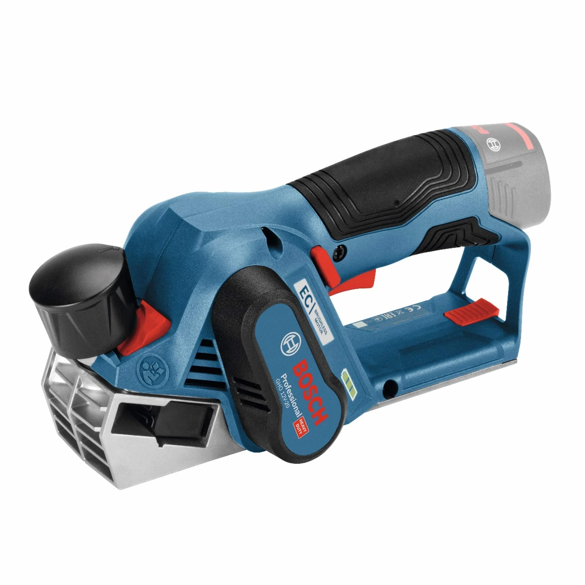 Bosch Professional 12V System cepillo a batería GHO 12V-20 (anchura del cepillo máx.: 56 mm, sin batería/cargador)