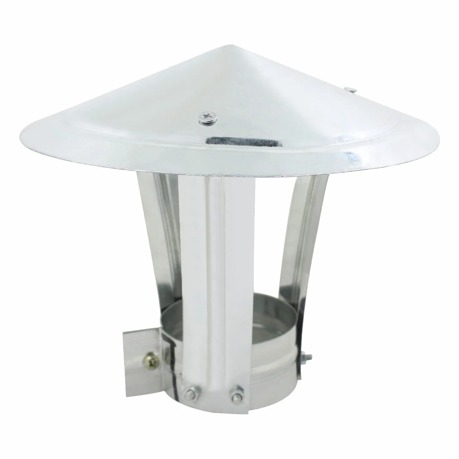 Caperuza salida humos sombrerete antiviento estufa pellet leña tapa terminal tubo chimenea barbacoa antilluvia conducto (140mm Diámetro interior)