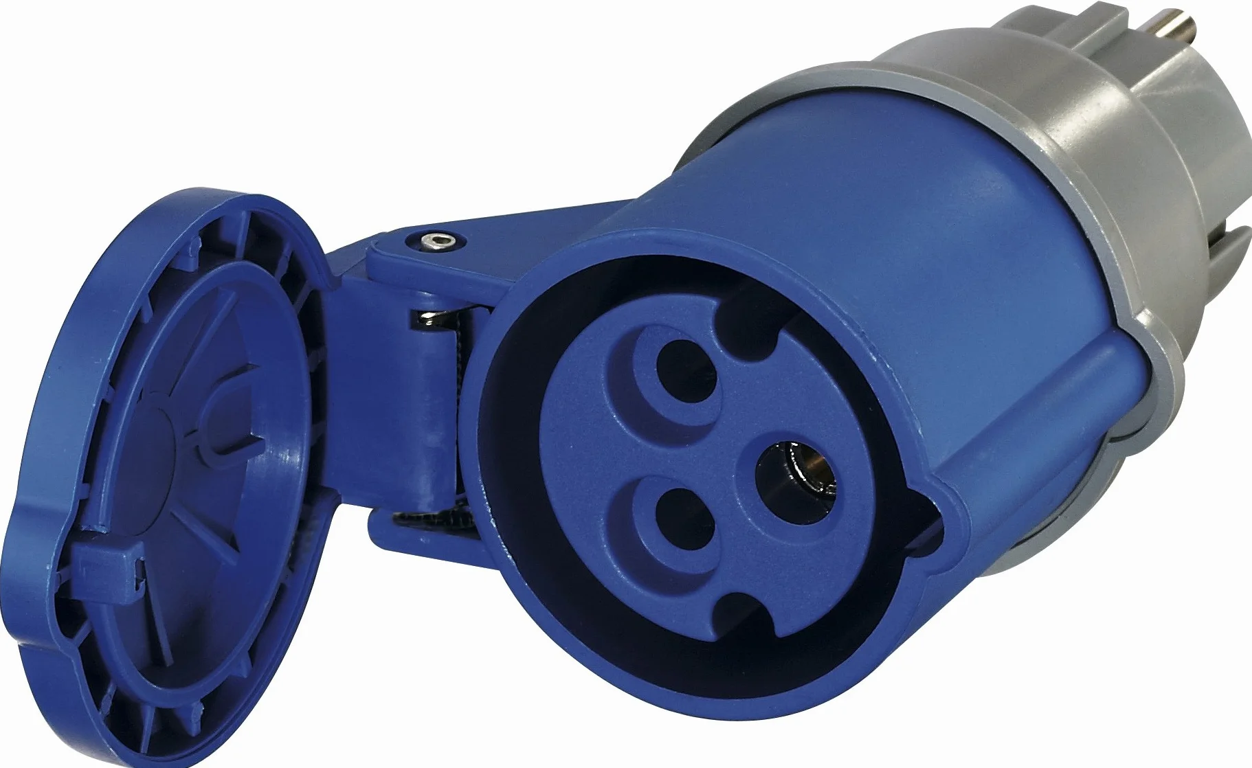 Electraline 80861 Enchufe Adaptador Universal Macho Hembra