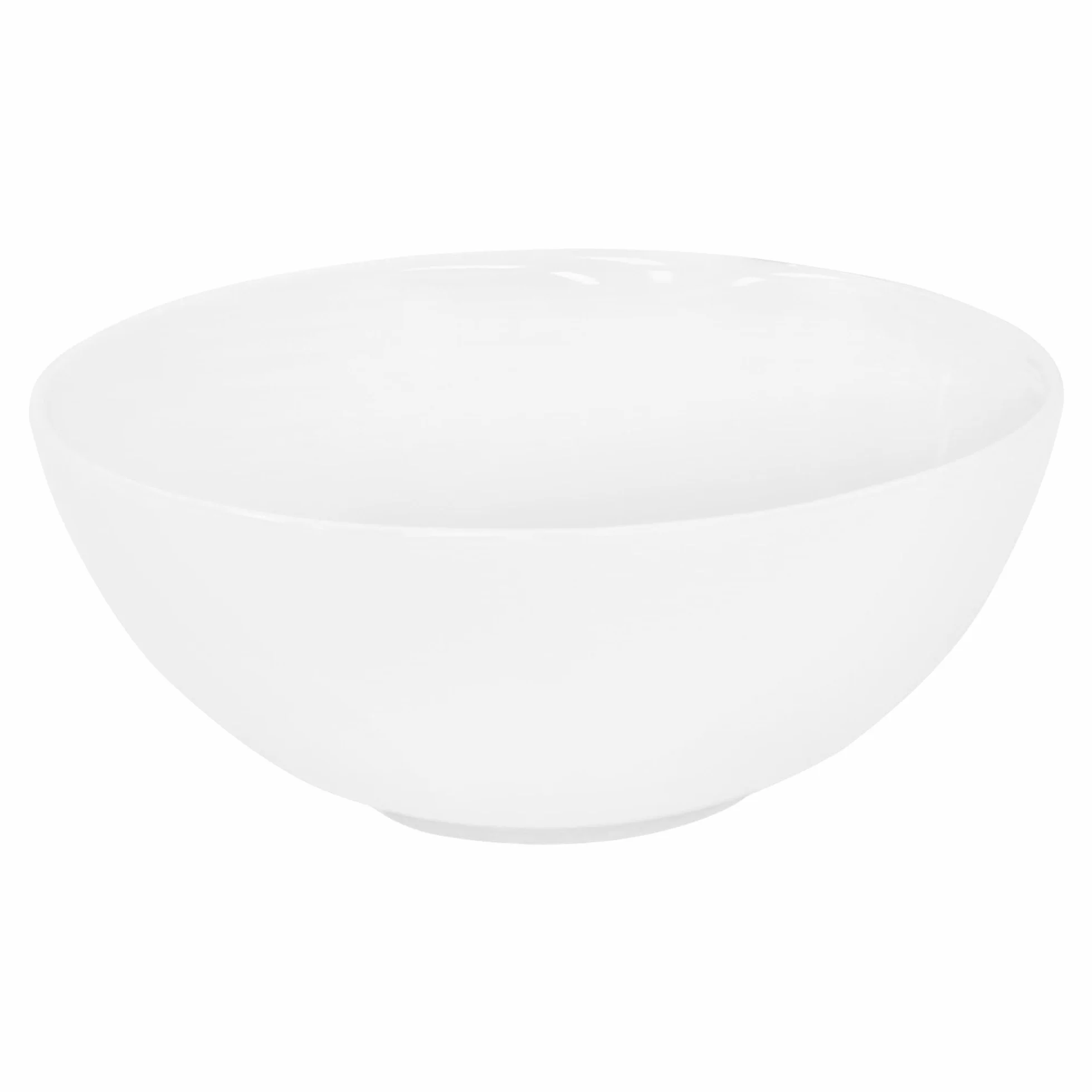 ECD Germany Lavabo Cerámico Ovalado con Agujero Conexión Estandar - Blanco - Lavamanos sobre Encimera - 320 x 320 x 135 mm - Diseño Moderno - Fregadero sin Juego de Desagüe - Realza Cada Baño o Aseo