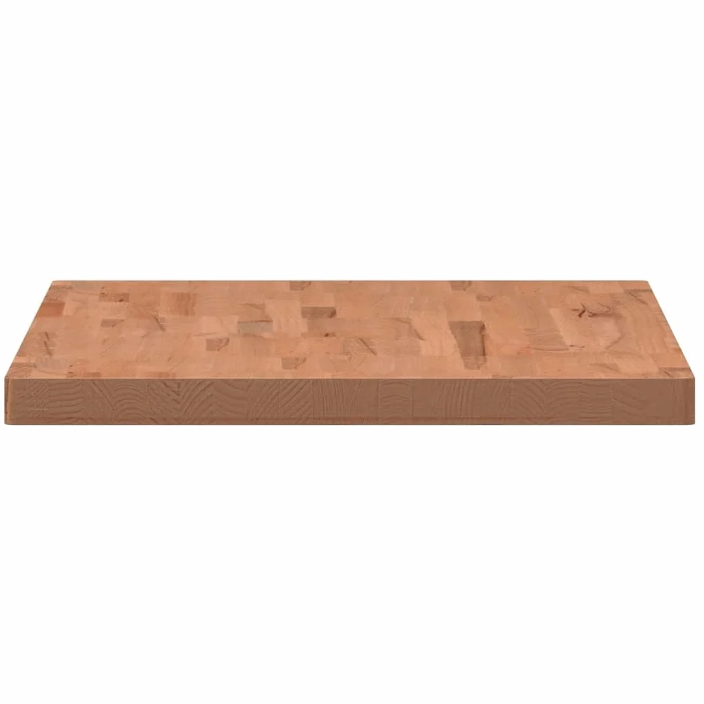 vidaXL Encimera de Baño, Tablero de Lavabo Estante, Encimera de Tocador Armario, Encimera para Casa, Madera Maciza de Haya 100x60x4 cm