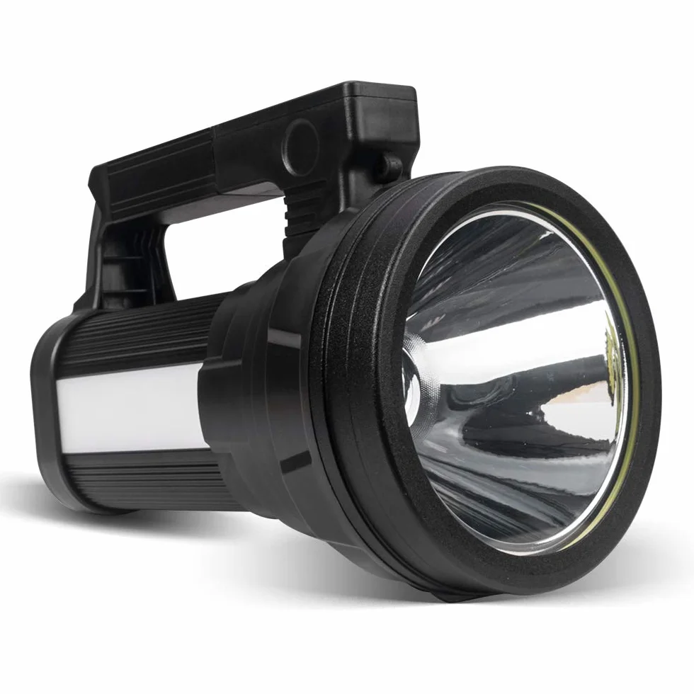 ERAY Linternas LED Alta Potencia 10800mAh - 15000LM, 6 Modos, IPX4 Impermeable, Correa & Cable USB Incluido, Linterna Grandes LED Recargable Ideal para Camping, Ciclismo, Emergencia, Pesca