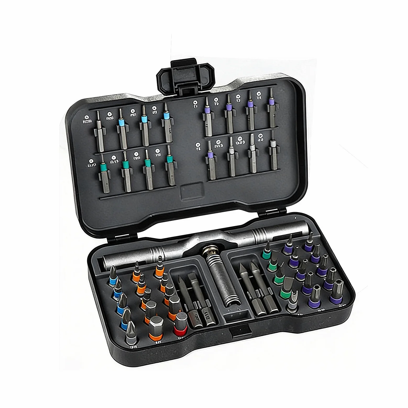 ordinarYone Juego de destornilladores magnéticos 50 en 1 con mango ergonómico y funda portátil para proyectos y reparaciones profesionales