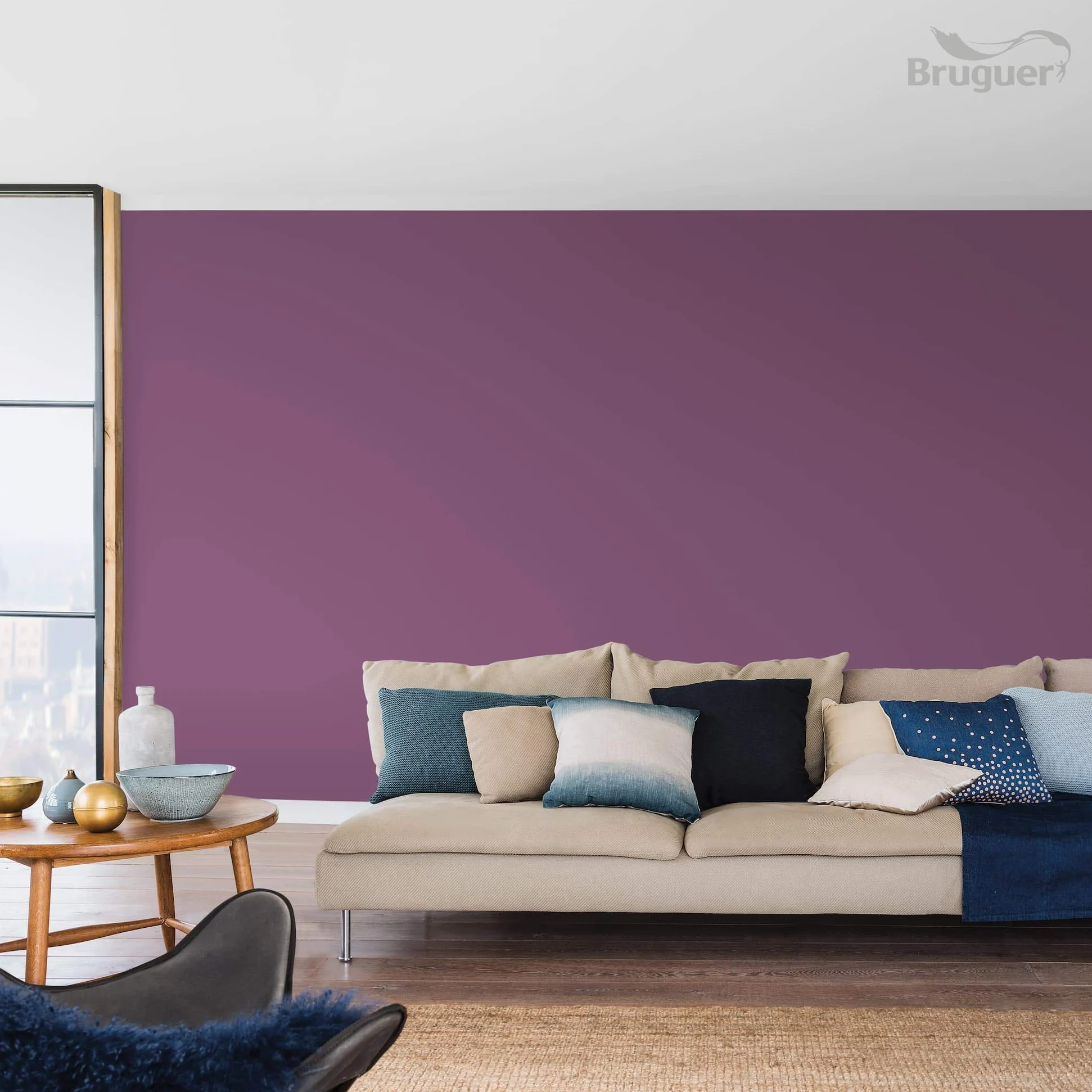 Bruguer Colores del Mundo Pintura para paredes monocapa Japón Violeta Natural 4 L