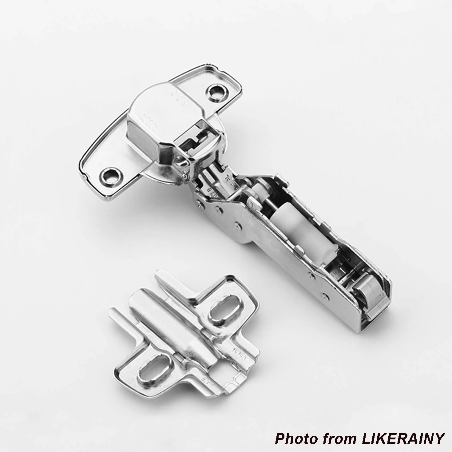 Hettich Sensys 8645i TH52 110 Bisagra Superposición Total con Amortiguación Integrada Cierre Suave para Puerta Armario 2 Piezas