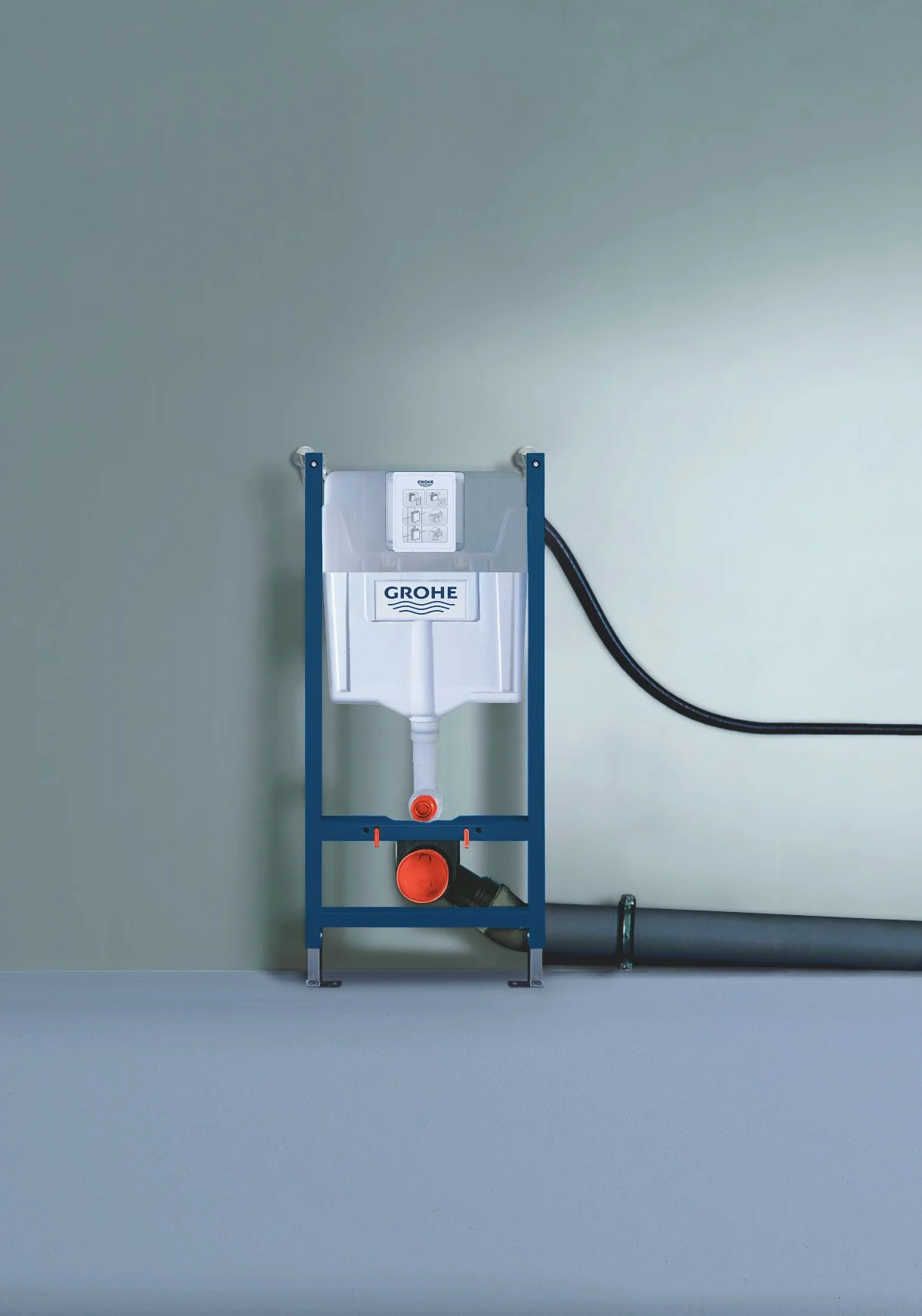 Grohe Solido Pack 2-en-1 Bastidor 1.13 m anclajes cisterna empotrada WC 6-9 l