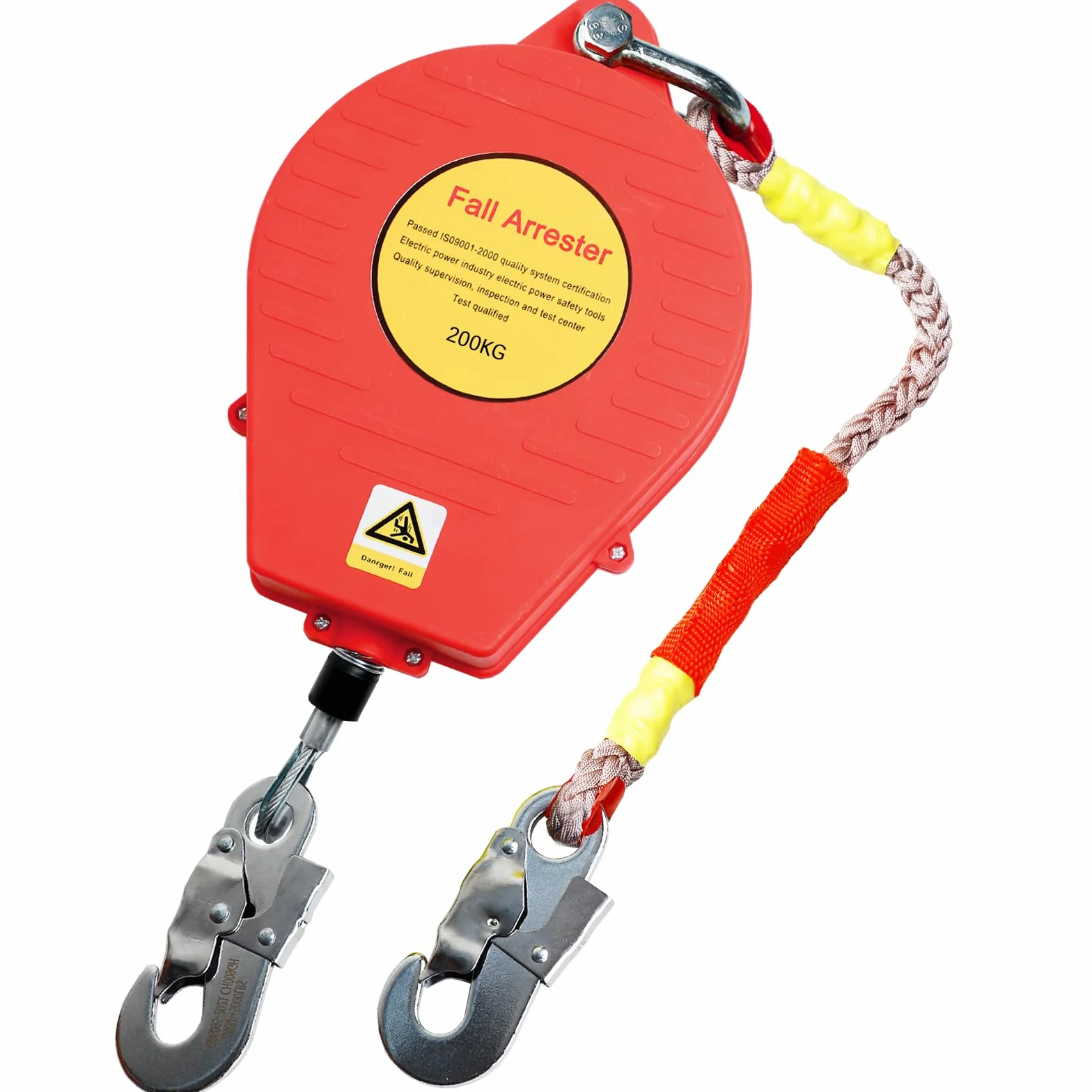Línea de Vida Retráctil 10m 200 kg Cable 4 mm Anticaídas Homologado
