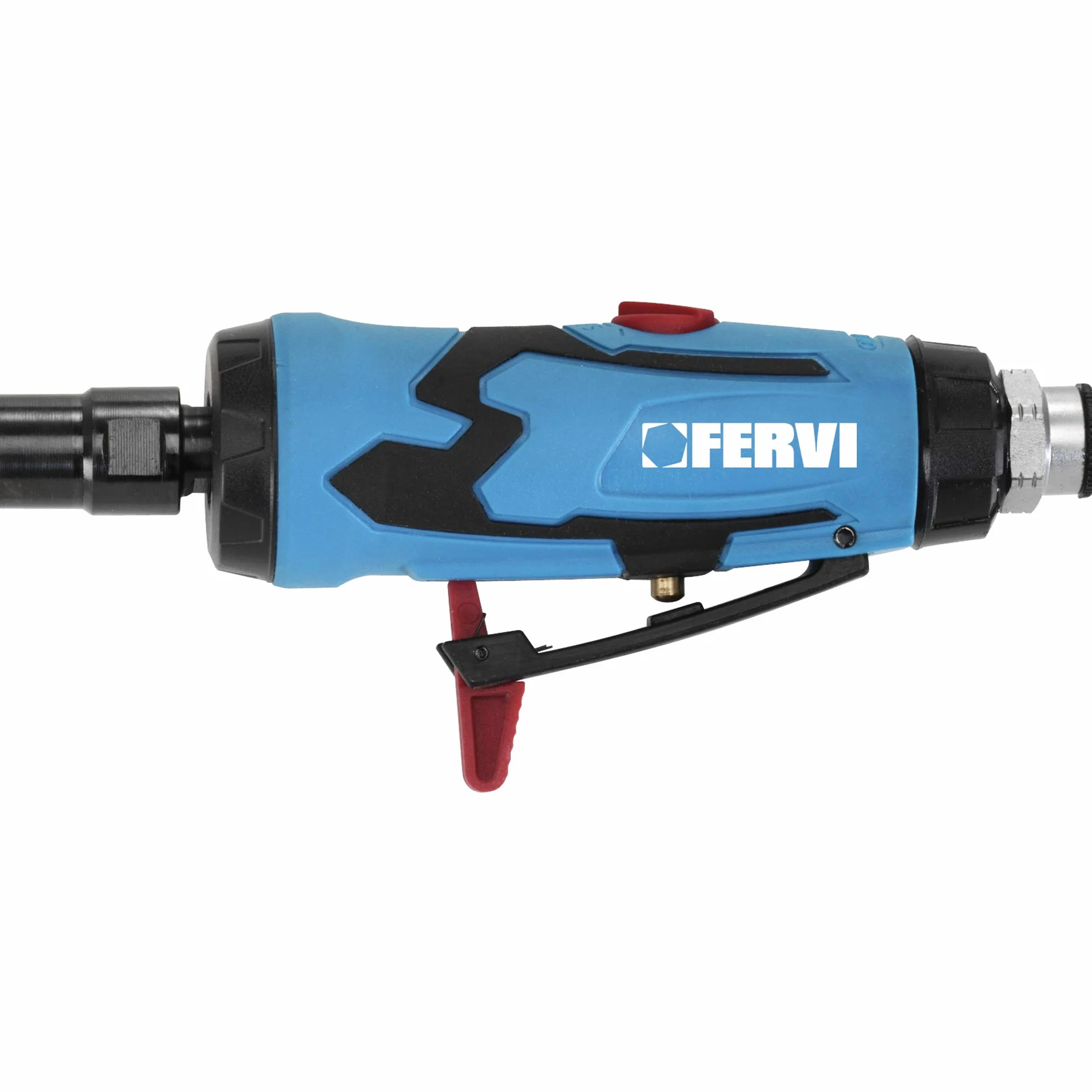 Fervi 413-0 Mini Amoladora Neumática Atica, Cian/Negro