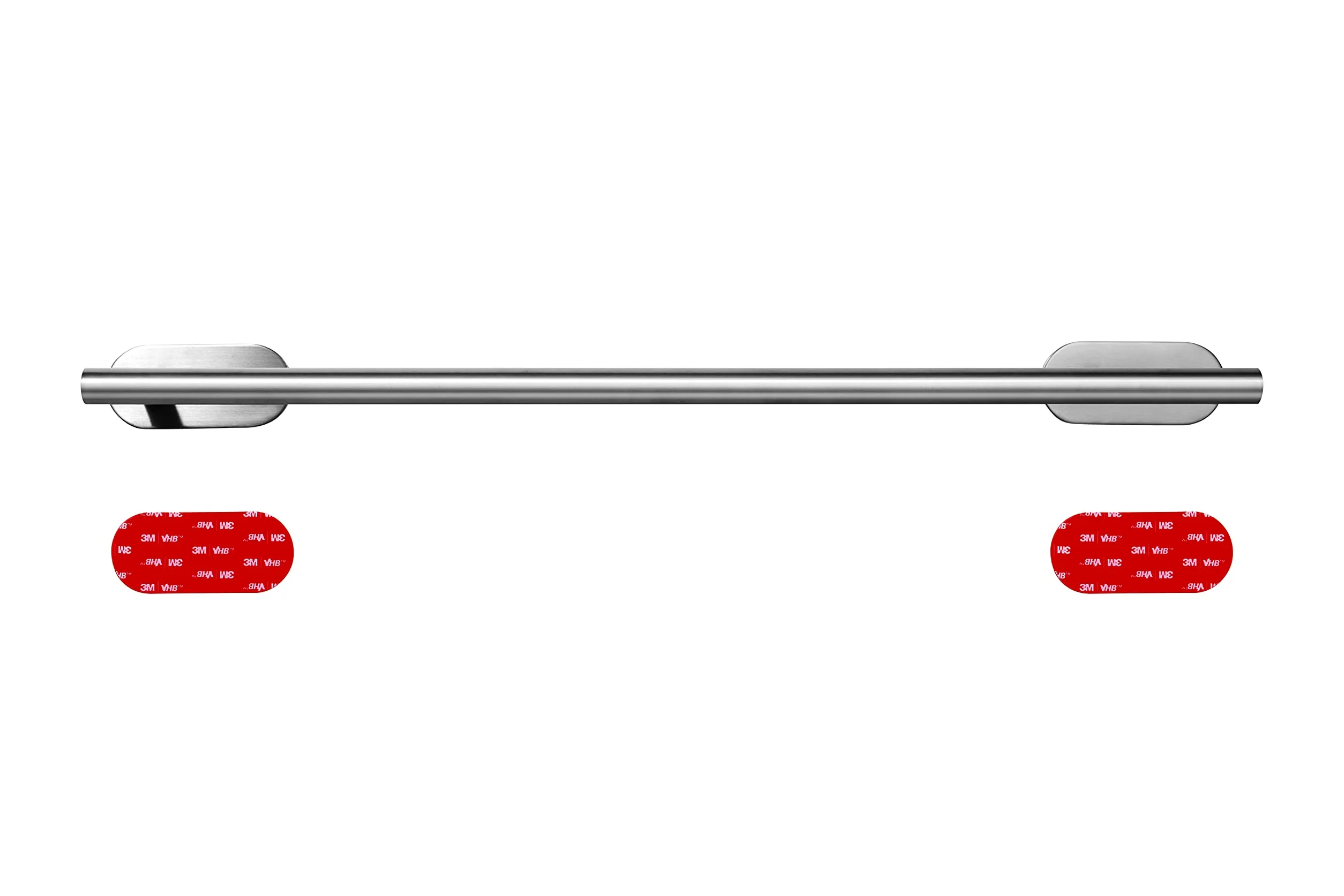 Toallero Sin Taladrar - Soporte para Gancho de Baño Toalla Anillo Pared para Pegar (Acero Inoxidable (Cepillado))