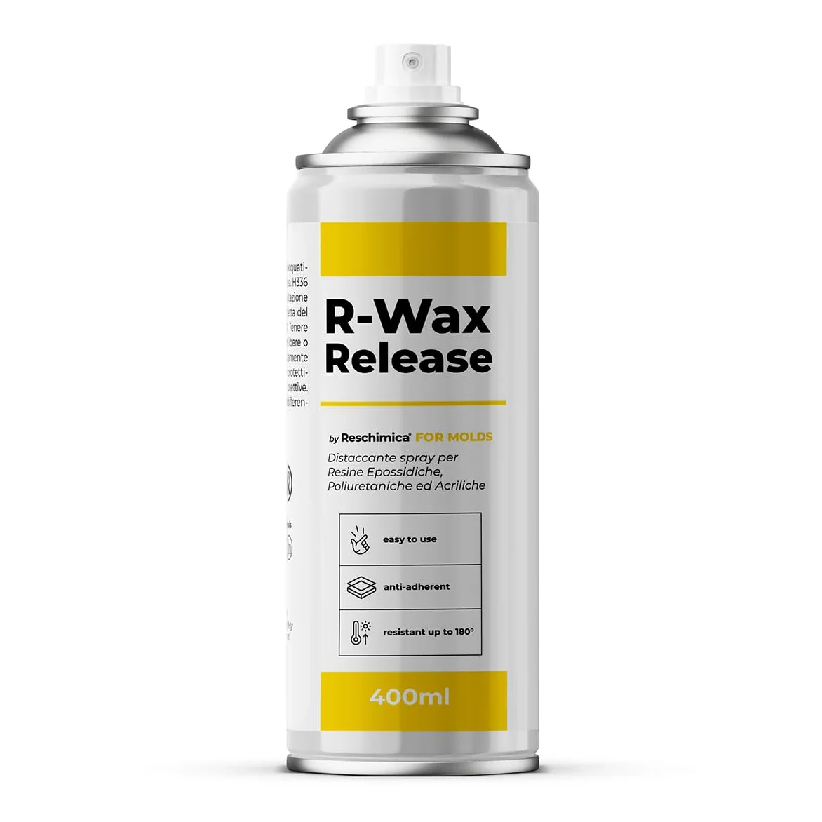 Spray Desmoldeante Antiadherent R-WAX (400 ml) | Espray de Separación con Cera para Resina Epoxi, Resina de Poliéster, Poliuretano
