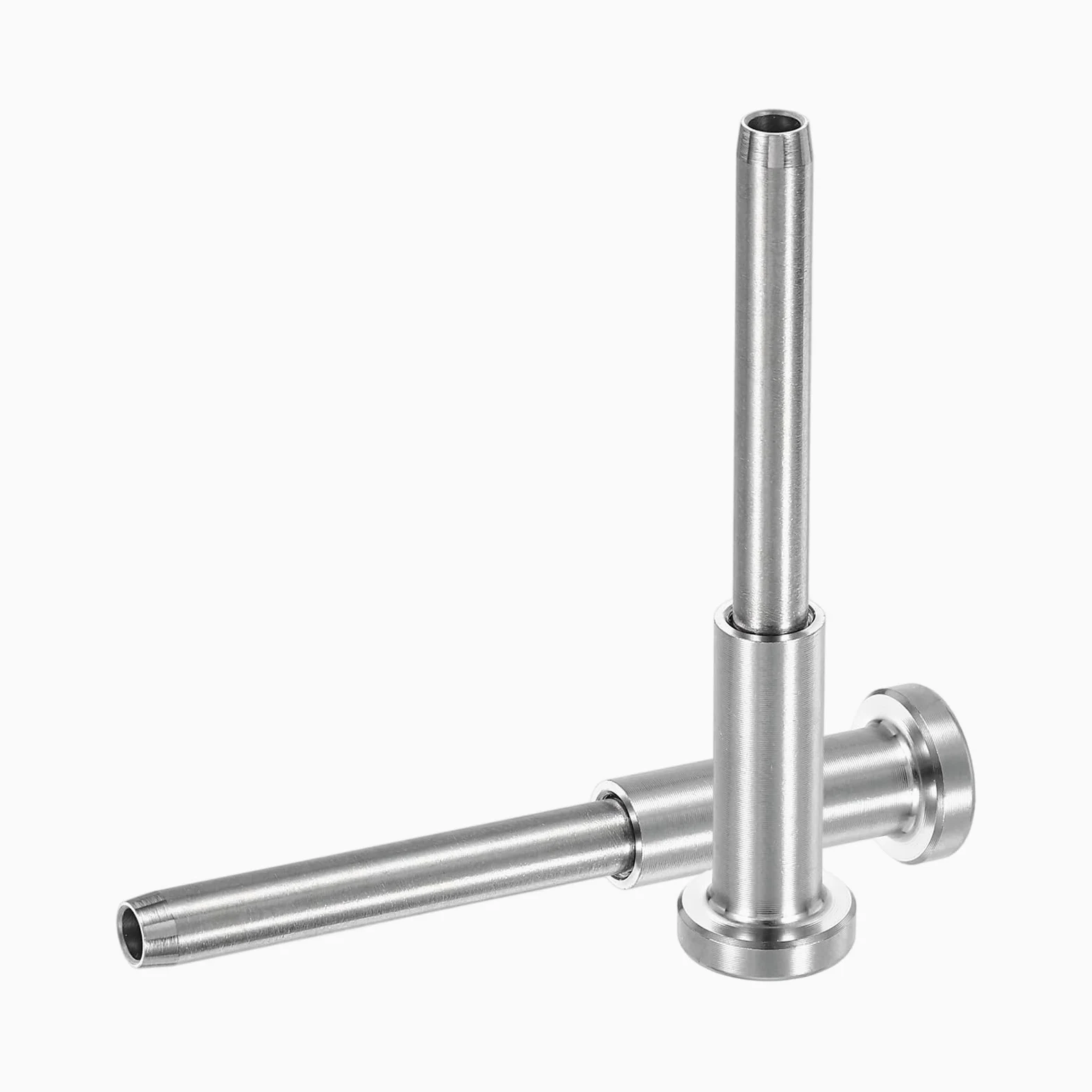 QUARKZMAN 10 Pz Kit Barandilla Cable Invisible, Receptor Invisible Y Tensor Con Extremo Espárrago 1/8" Acero Inoxidable 316 Para Barandillas Terraza, Escaleras, Postes Madera O Metal, Plata