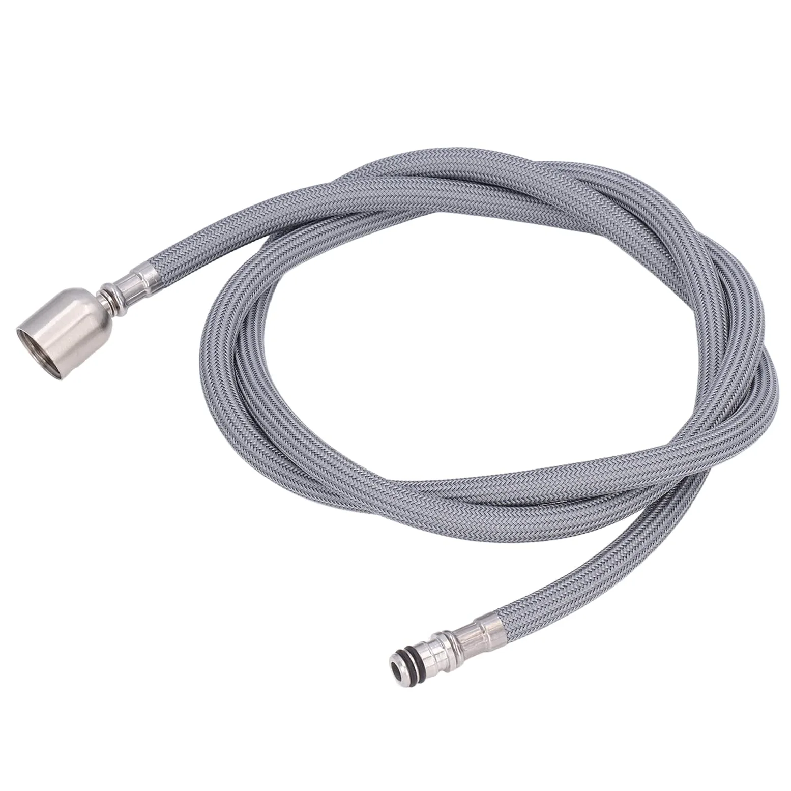Manguera de Ducha Grifo Extraíble G1/2 1,5 M Flexible PVC Trenzada Nailon Repuesto Baño Cocina Universal