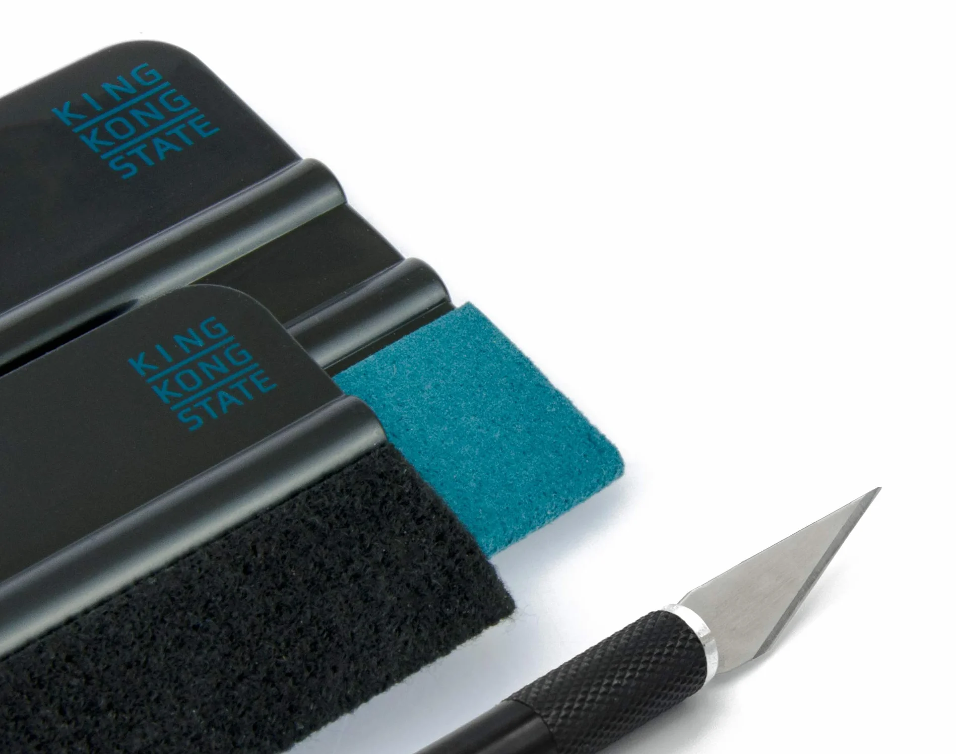 Kit Herramientas para la Instalación de Vinilos para Ventanas de KING KONG STATE – Cortador de Vinilo con Cuchillo de Precisión y espatula vinilo para Láminas