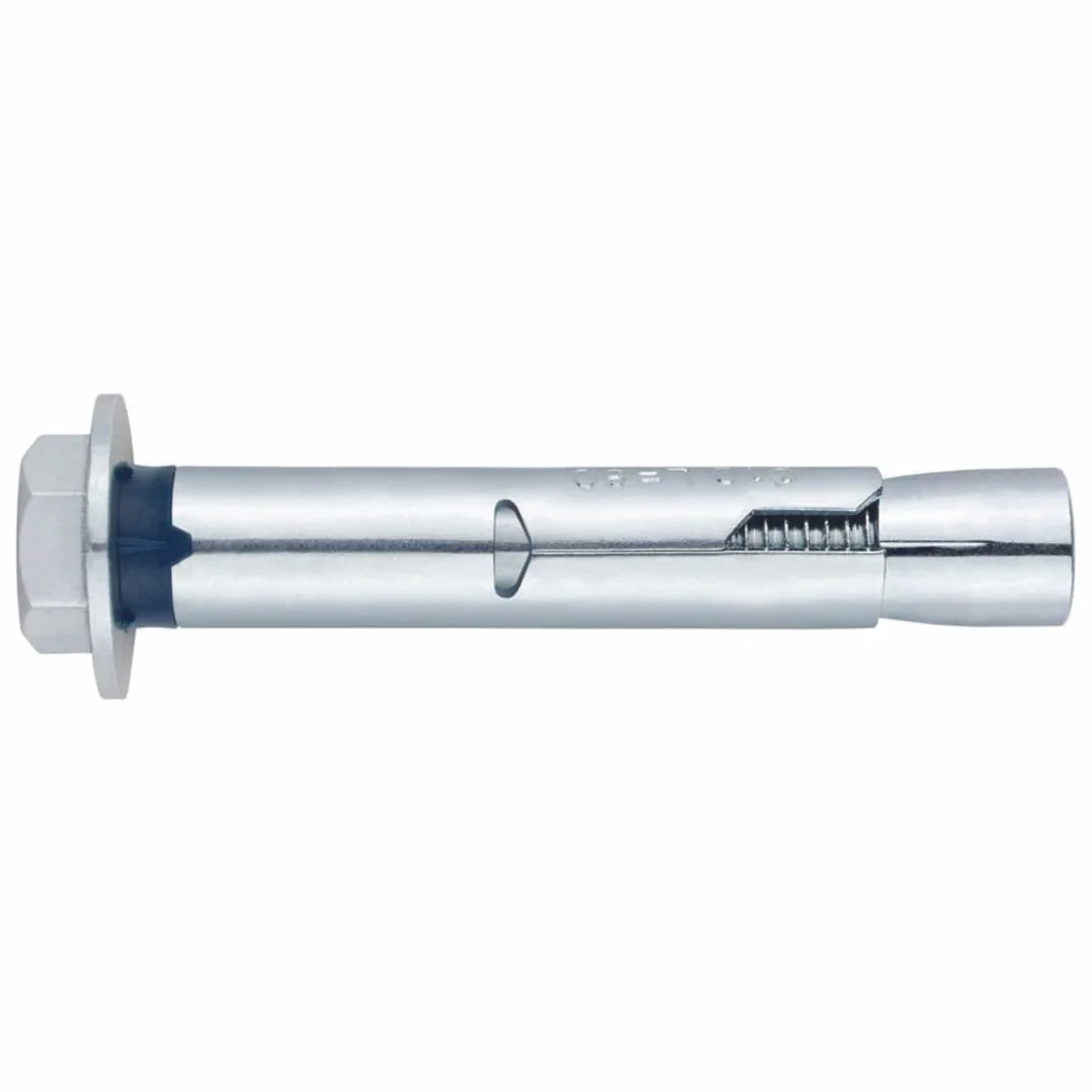 INDEX Fixing Systems CH-TO - Pack de 50 anclajes antigiro para cargas altas (recubrimiento cincado, tornillo hexagonal 6,8 mm, M10 x 100 mm, diámetro de 12 mm)