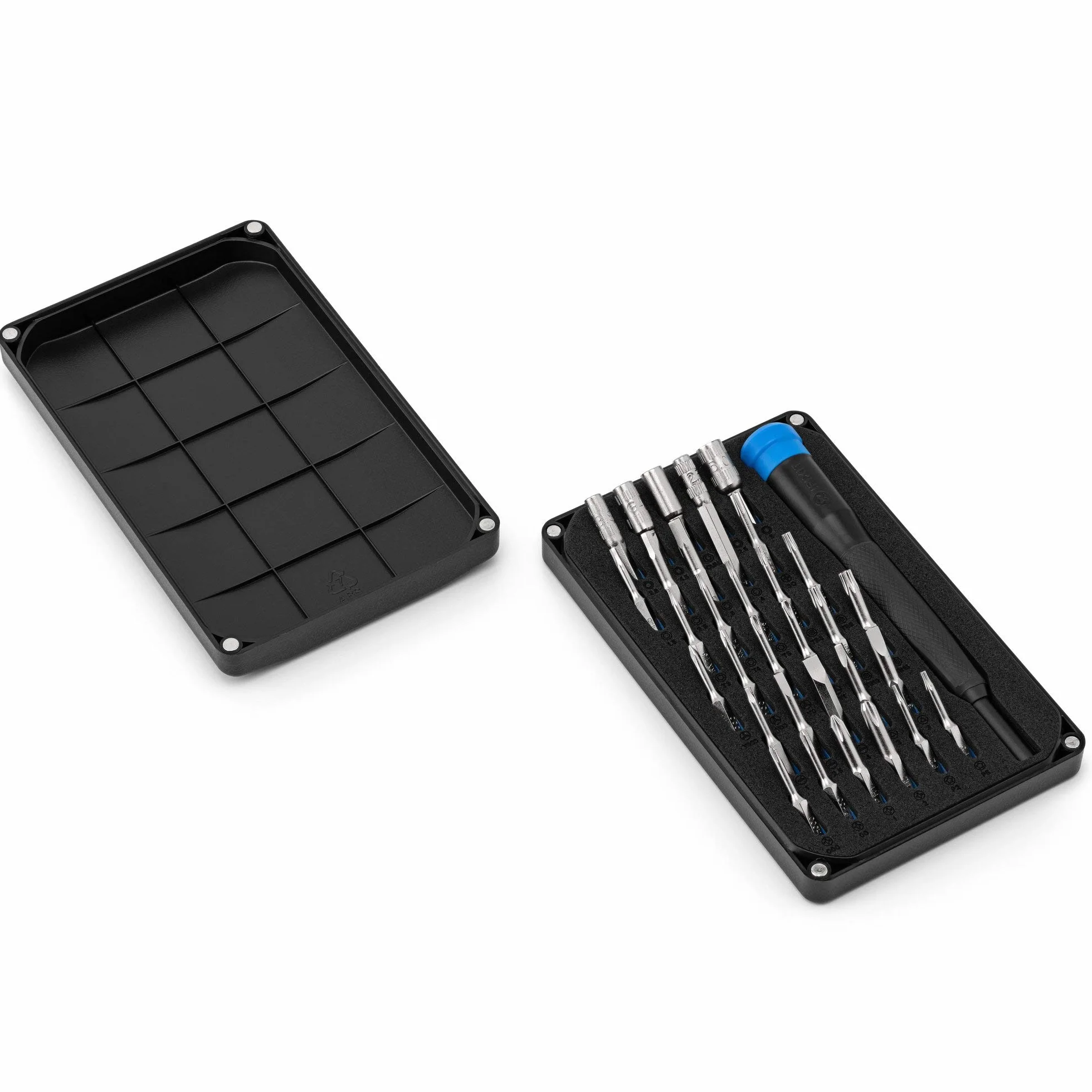 iFixit Moray Precision Bit Set, juego de 32 puntas de precisión (4 mm) y mango destornillador para reparar smartphones, consolas, portátiles y más