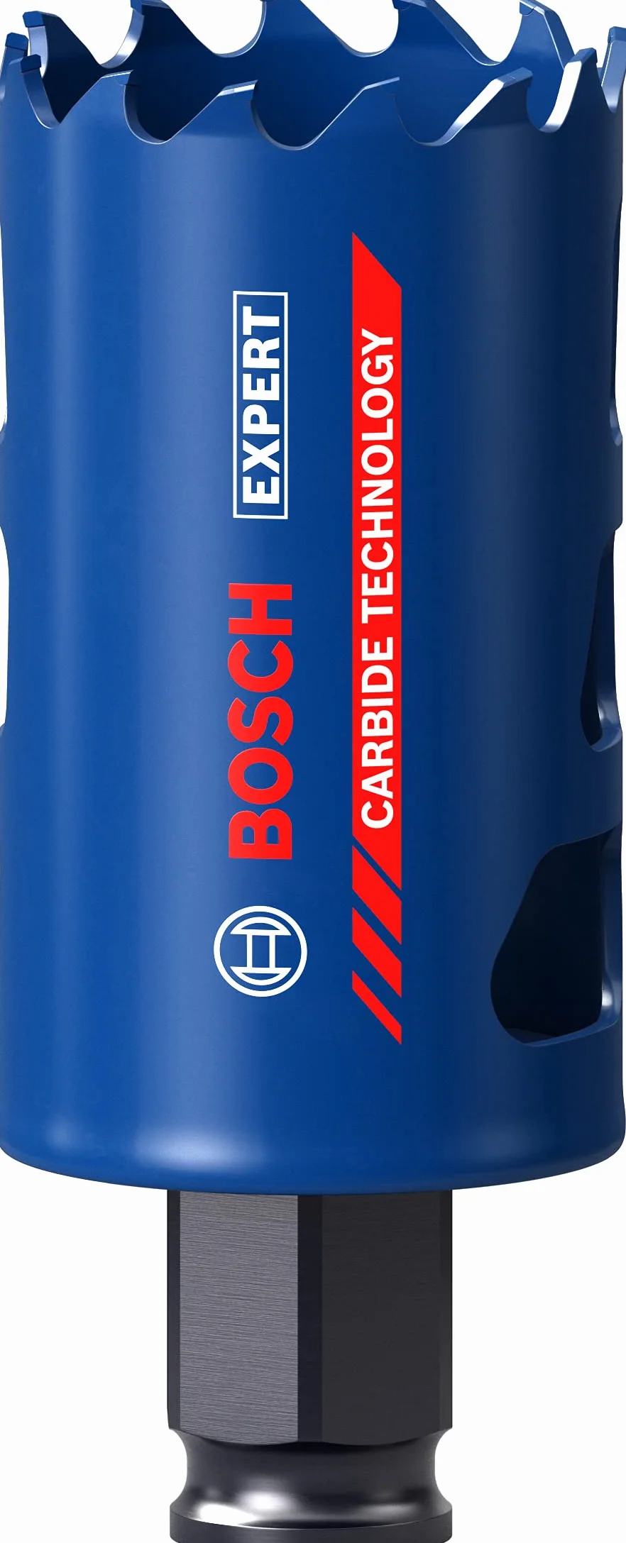 Bosch Professional 1x Sierras de corona Expert Tough Material (Accesorios Taladro de impacto rotativo), Gris, Ø 40 mm