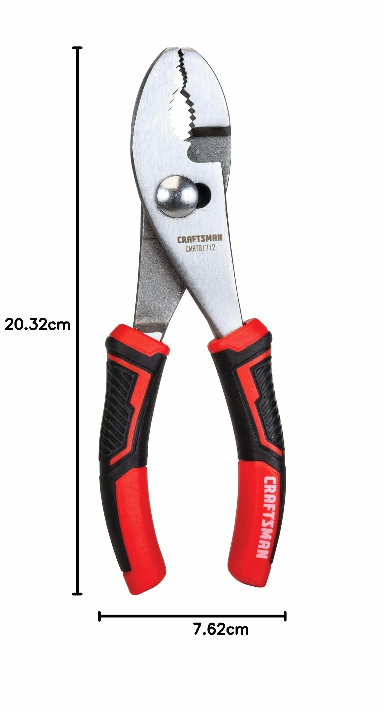 CRAFTSMAN CMHT81712 CFT - Alicates deslizantes para juntas (15,2 cm), color rojo
