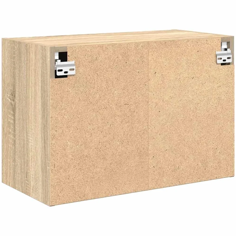 Armarios de pared 2 uds para garaje madera de ingeniería