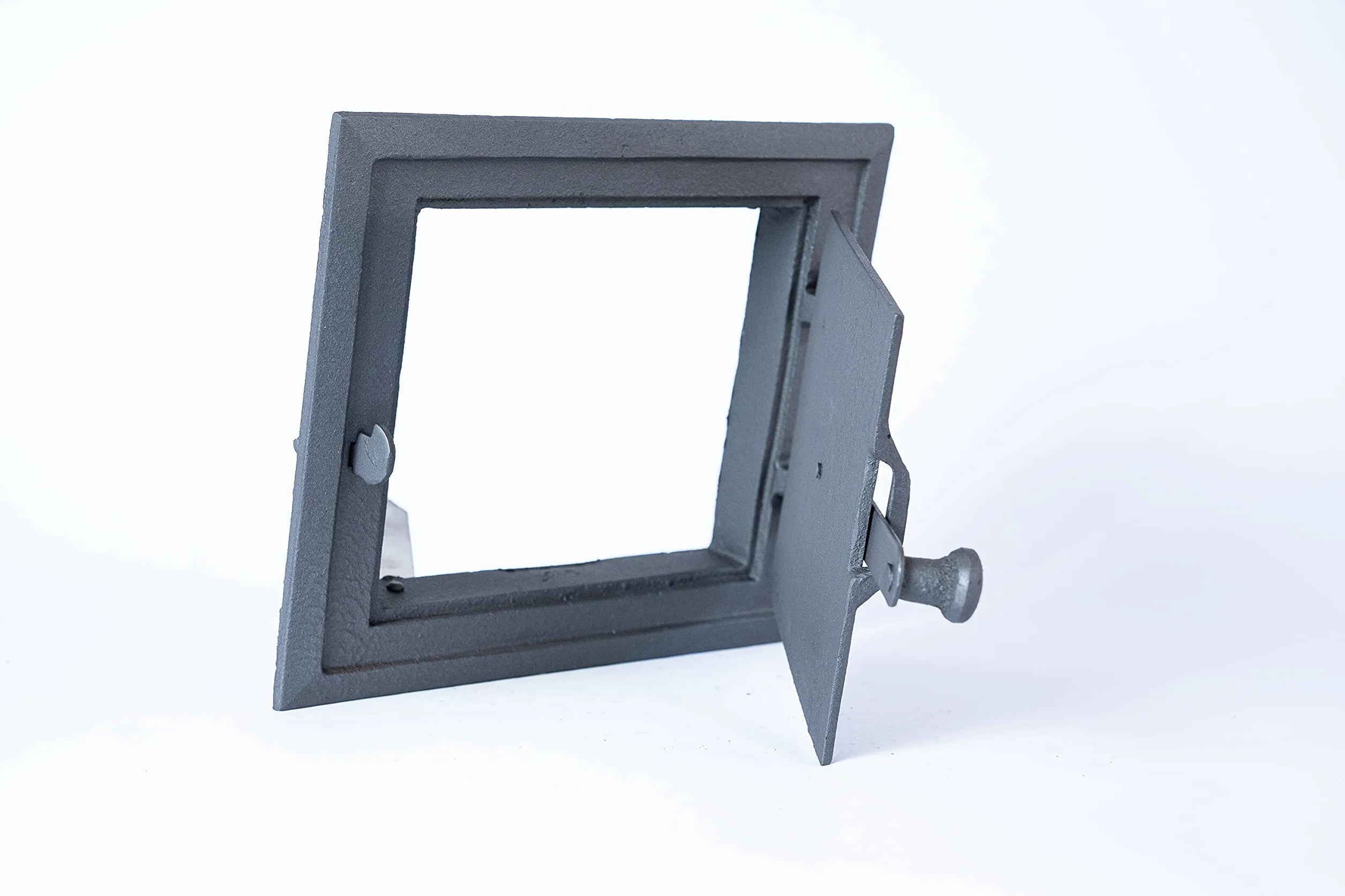 Euro Sezam puerta de horno de hierro fundido grafito 255x215 mm DZ057 con cerradura