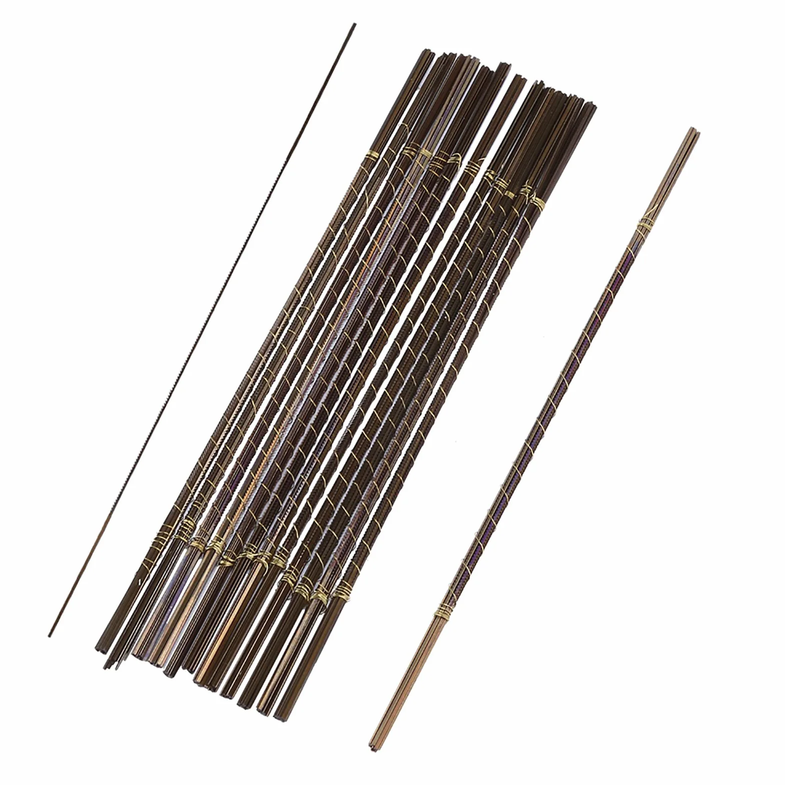 Hojas de Sierra de Calar de Corte Fino 144 uds, Dientes en Espiral, Alta Dureza para Joyería, Kit Profesional
