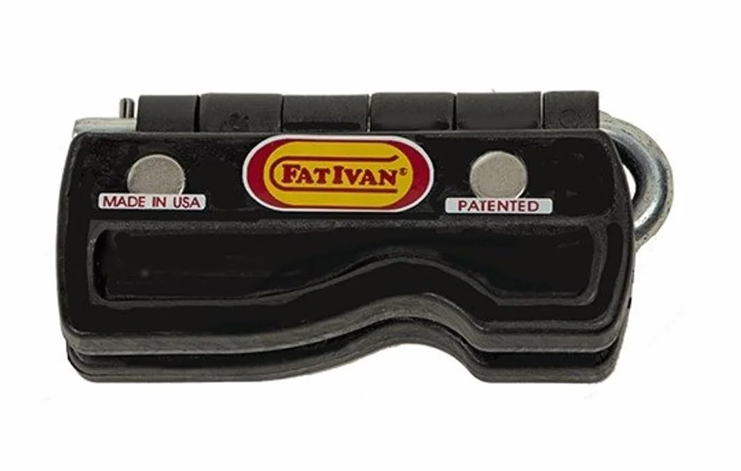 The Original FatIván - Calzo plegable para puerta con imán, 1, Negro, 1