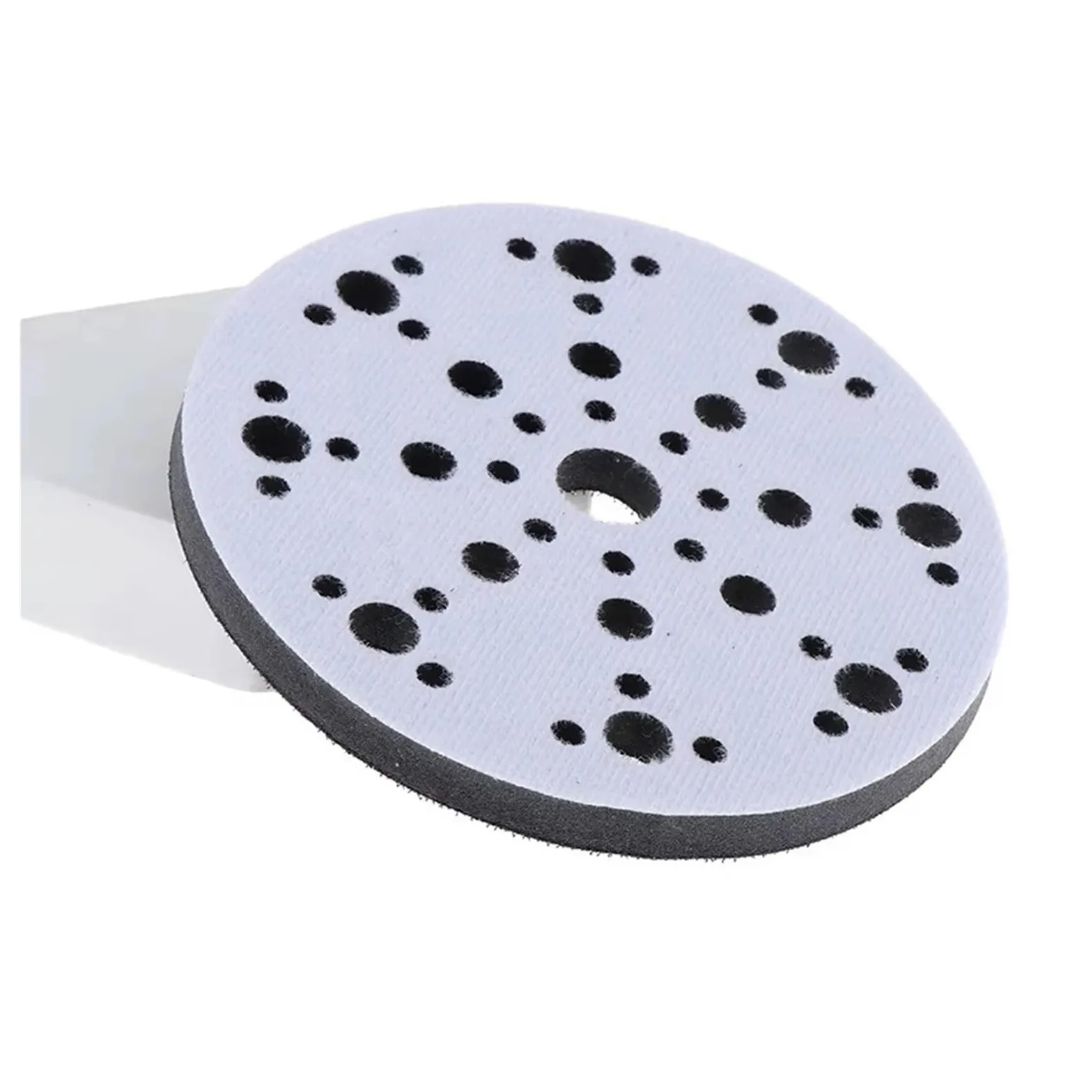 Almohadilla de interfaz esponja suave 6 pulgadas, 150mm, 49 agujeros for almohadillas lijado, discos bucle gancho, amortiguador respaldo lijadora, 5 uds